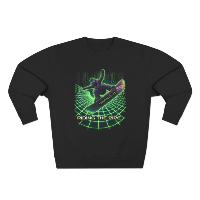 Riding the Pipe Premium Sweatshirt