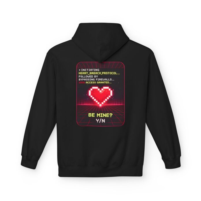Heart Breach Protocol Cybersecurity Valentine Softstyle Hoodie