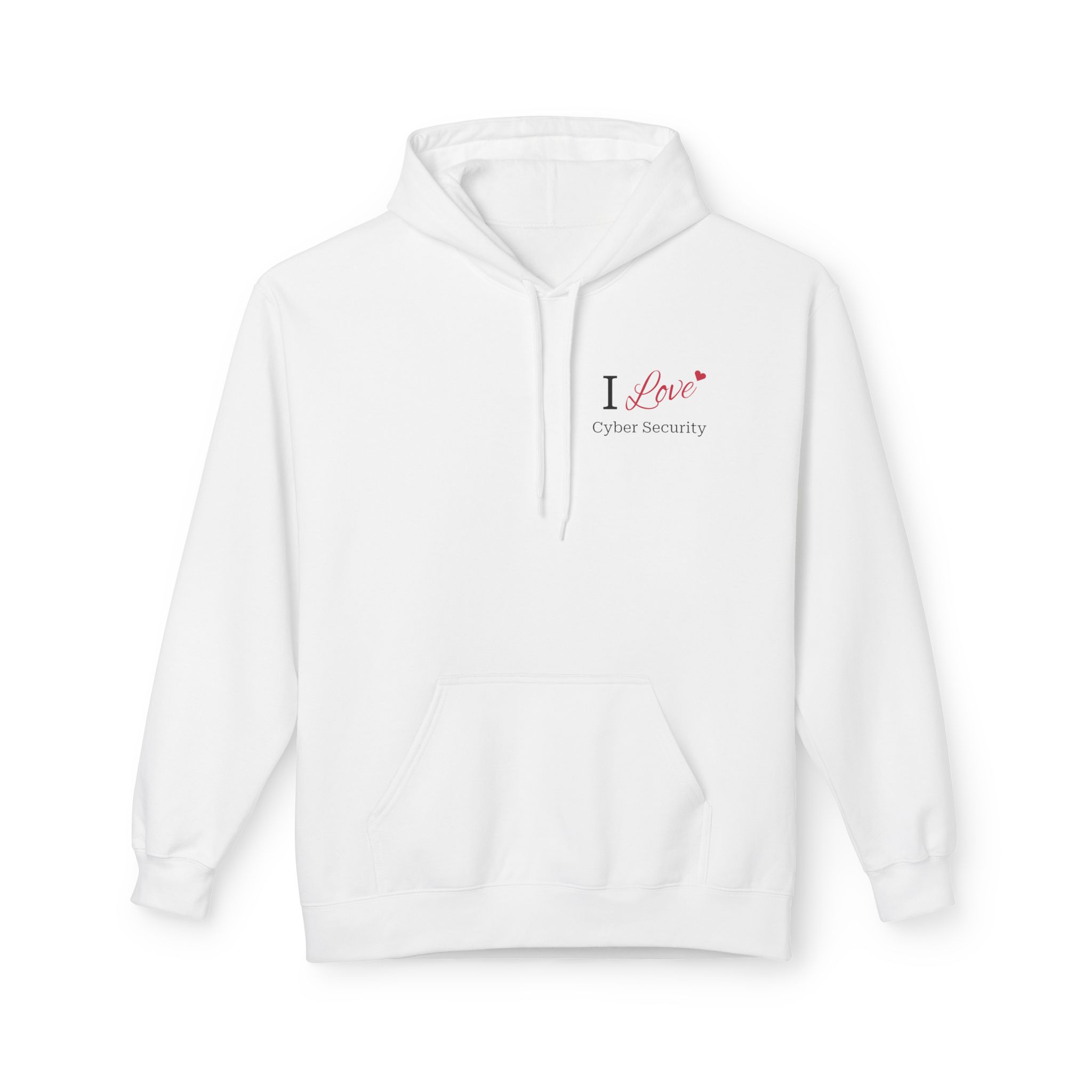 I Love Cyber Security Softstyle Hoodie