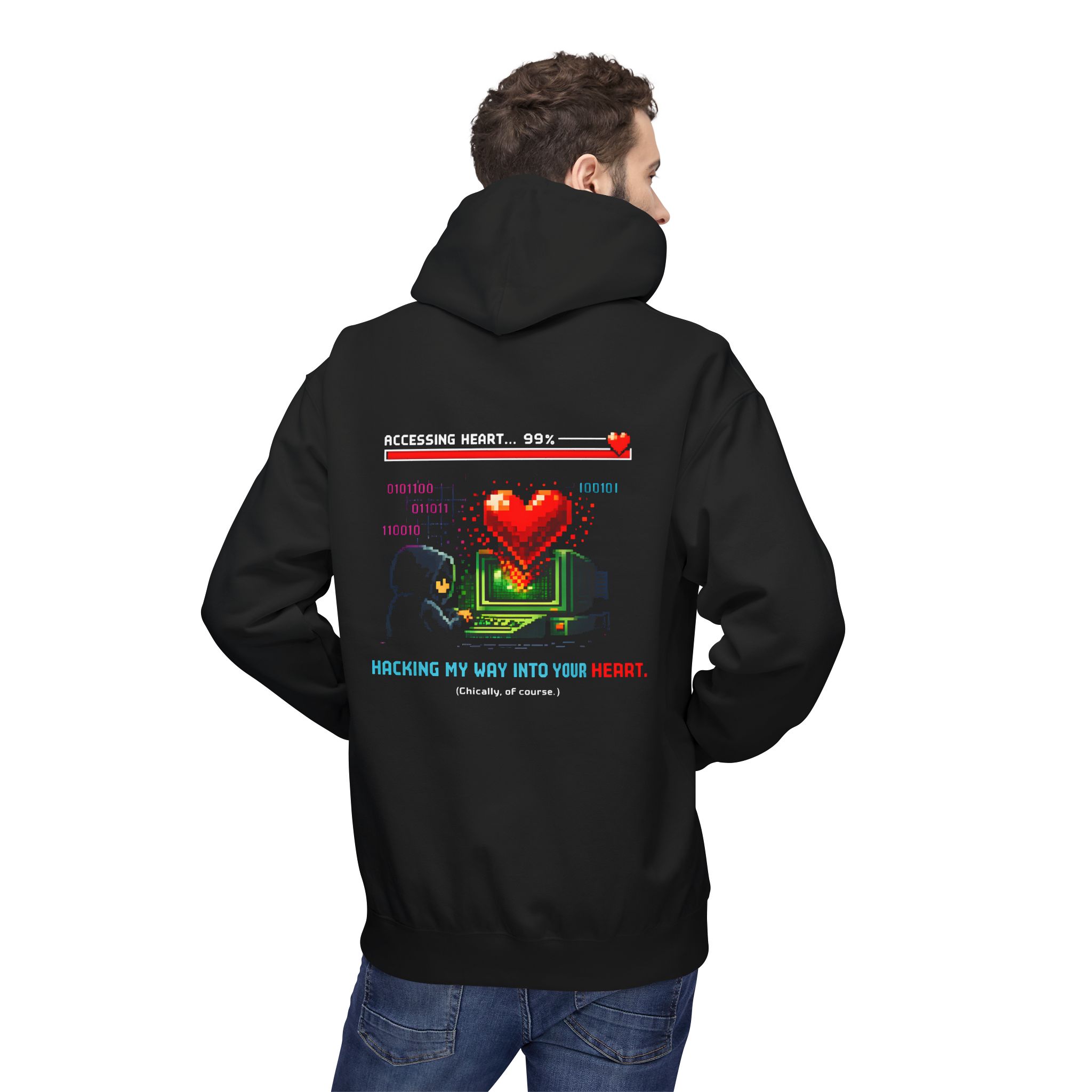 Hacking My Way Into Your Heart Softstyle Hoodie