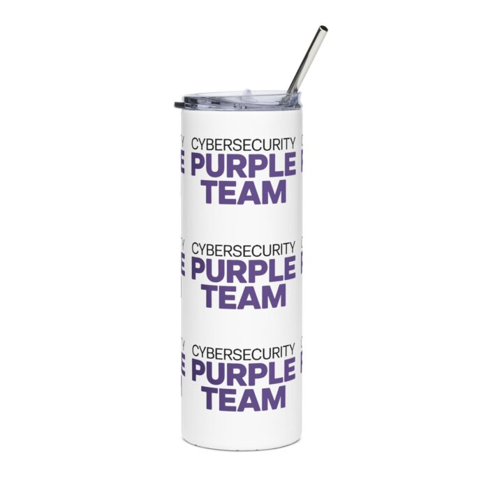 Cybersecurity Purple Team Stainless Tumbler