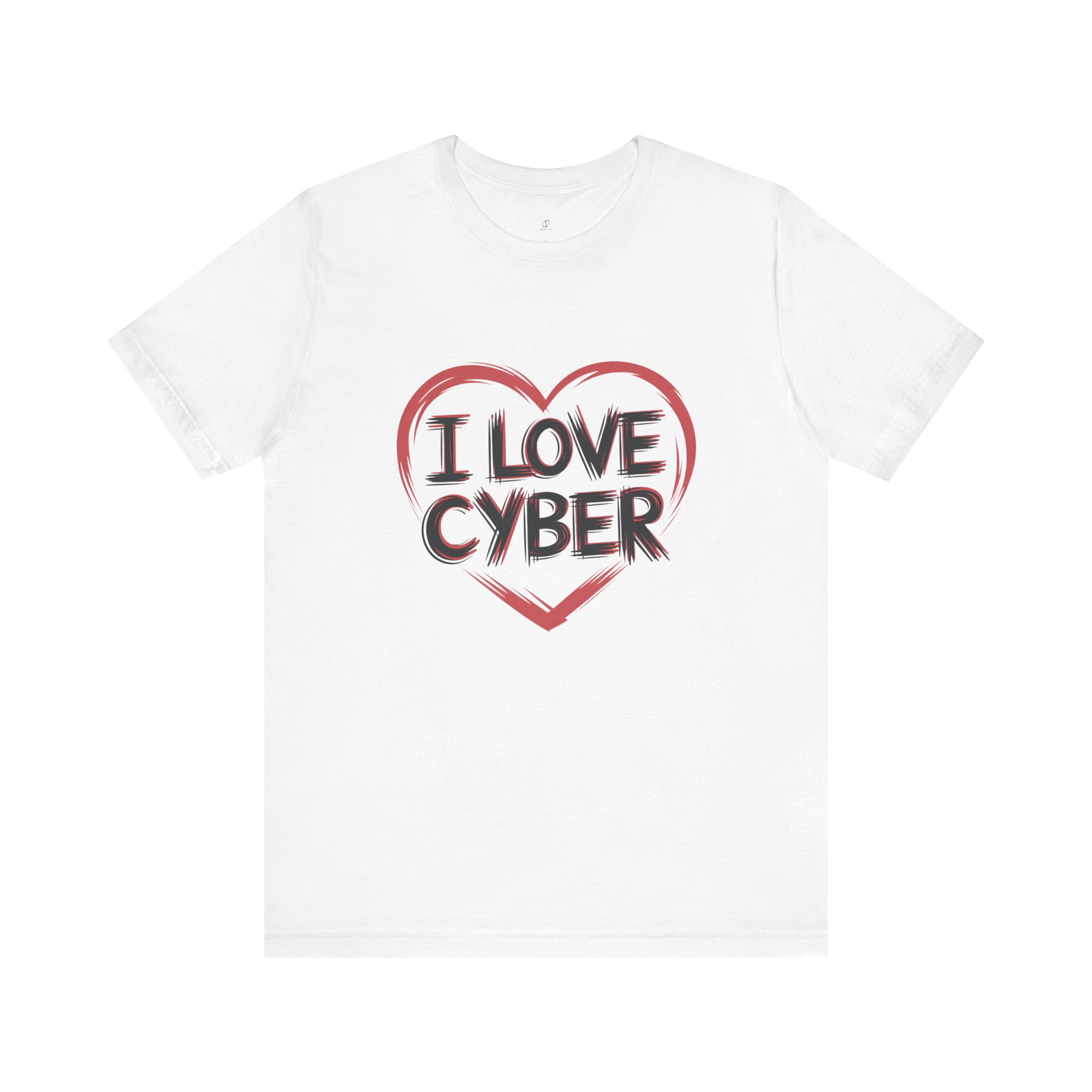 2788029375125683667_2048.jpeg I Love Cyber T-Shirt ilc002