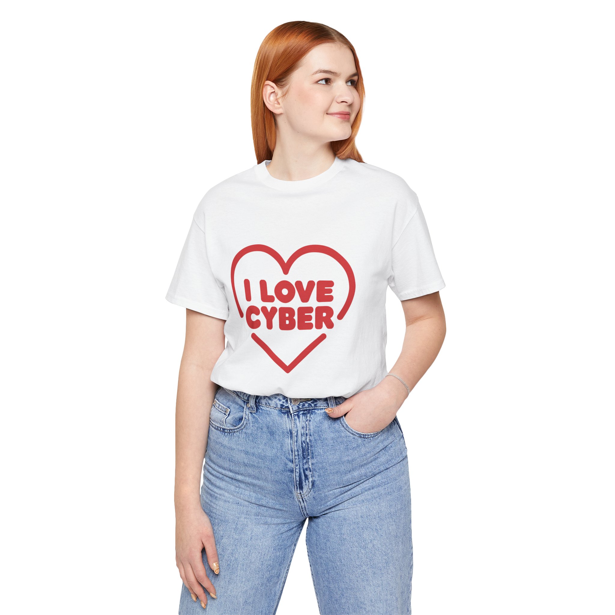 I Love Cyber T-Shirt ilc001