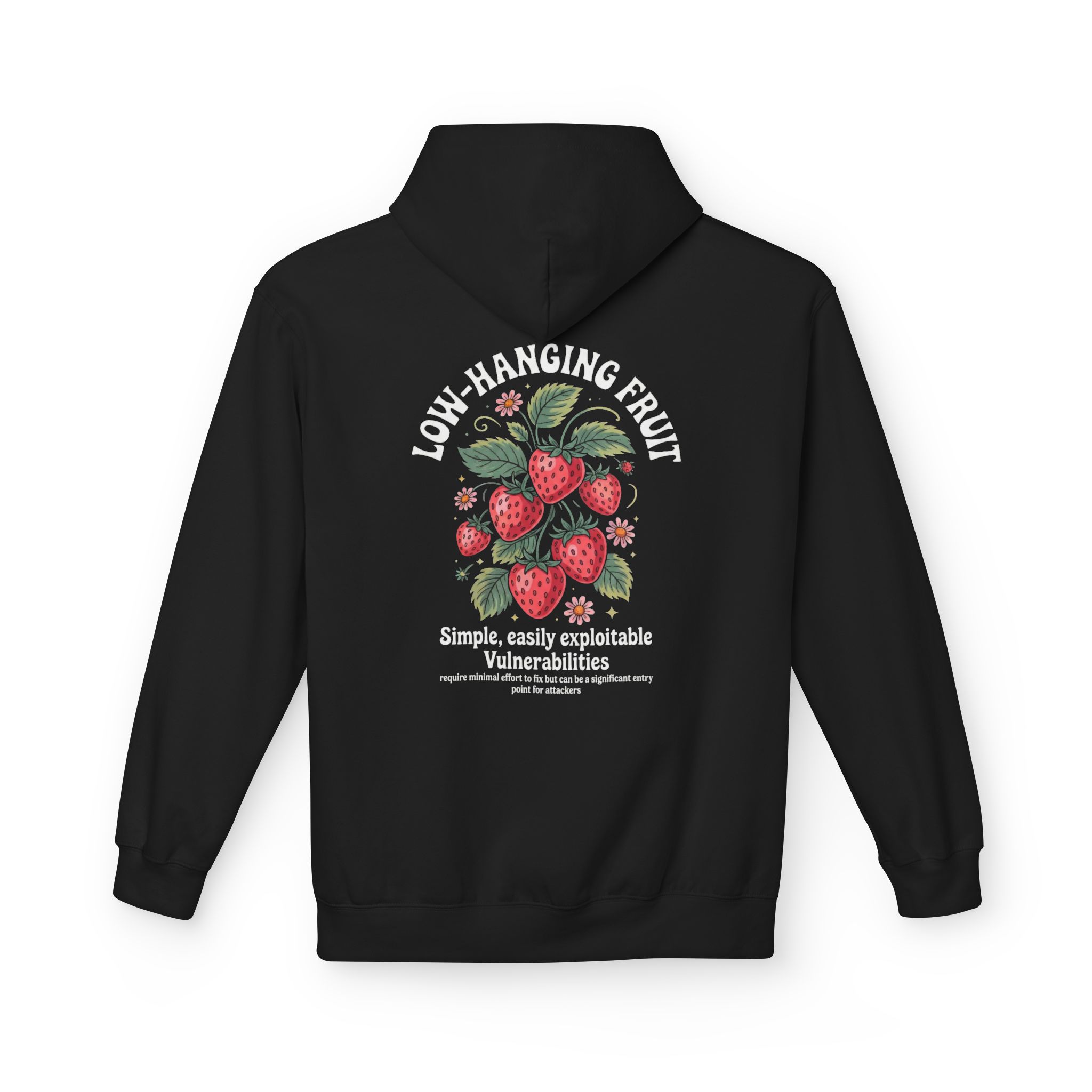 Low Hanging Fruit  – Strawberries- Infosec Softstyle Hoodie