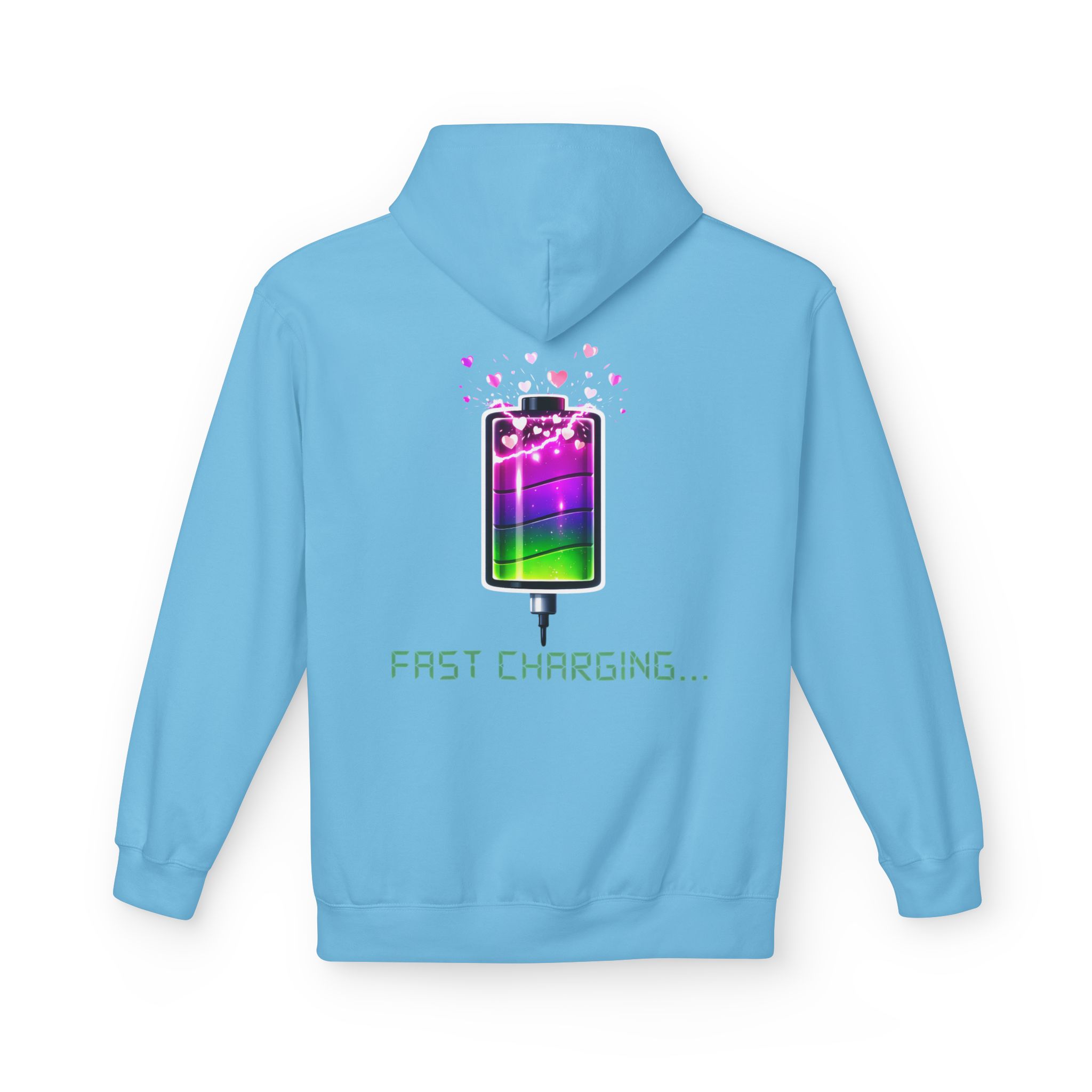 Fast Charging Love Battery Softstyle Hoodie