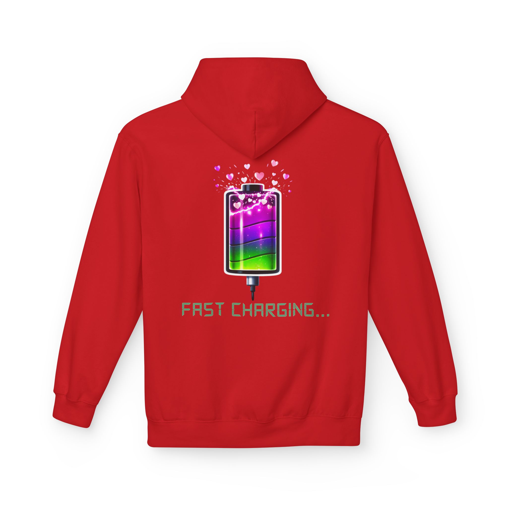 Fast Charging Love Battery Softstyle Hoodie