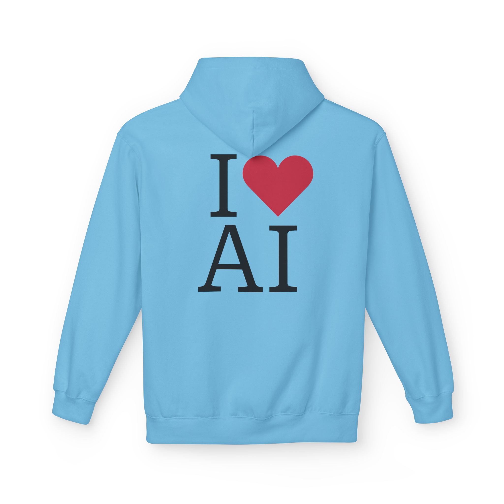 I Love AI Softstyle Hoodie