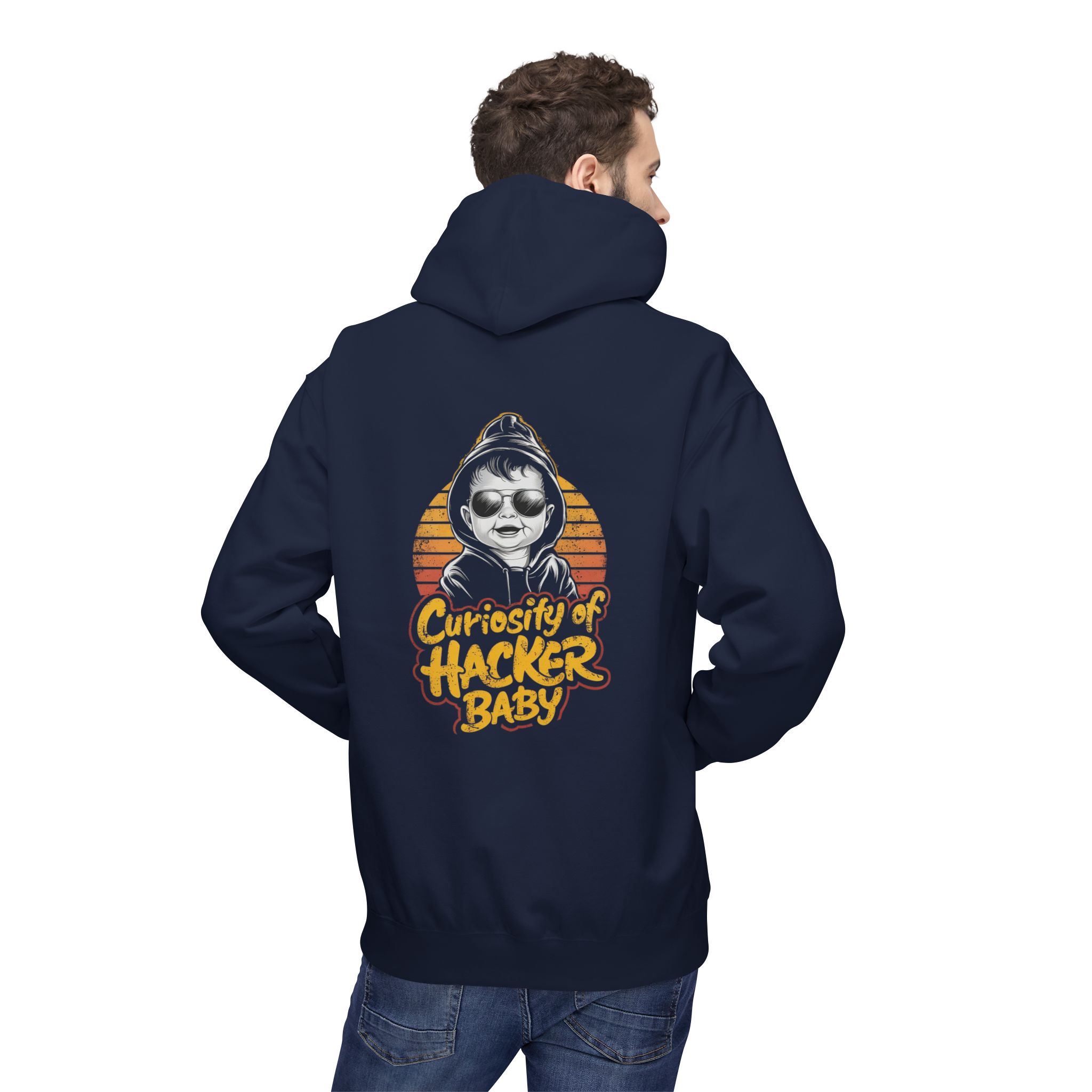 Curiosity of Hacker Baby Softstyle Hoodie
