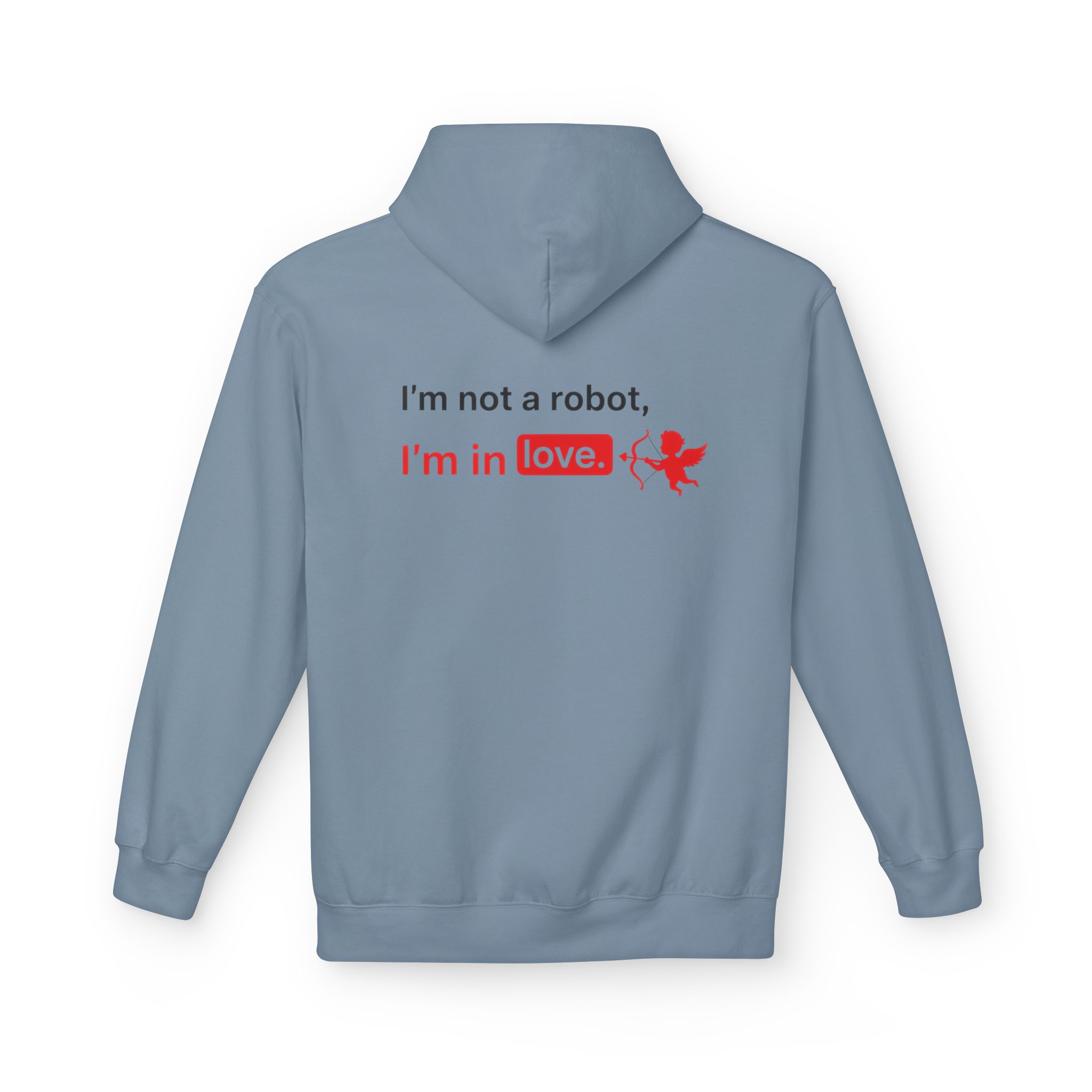 I’m Not a Robot, I’m in Love Cybersecurity Valentine Softstyle Hoodie