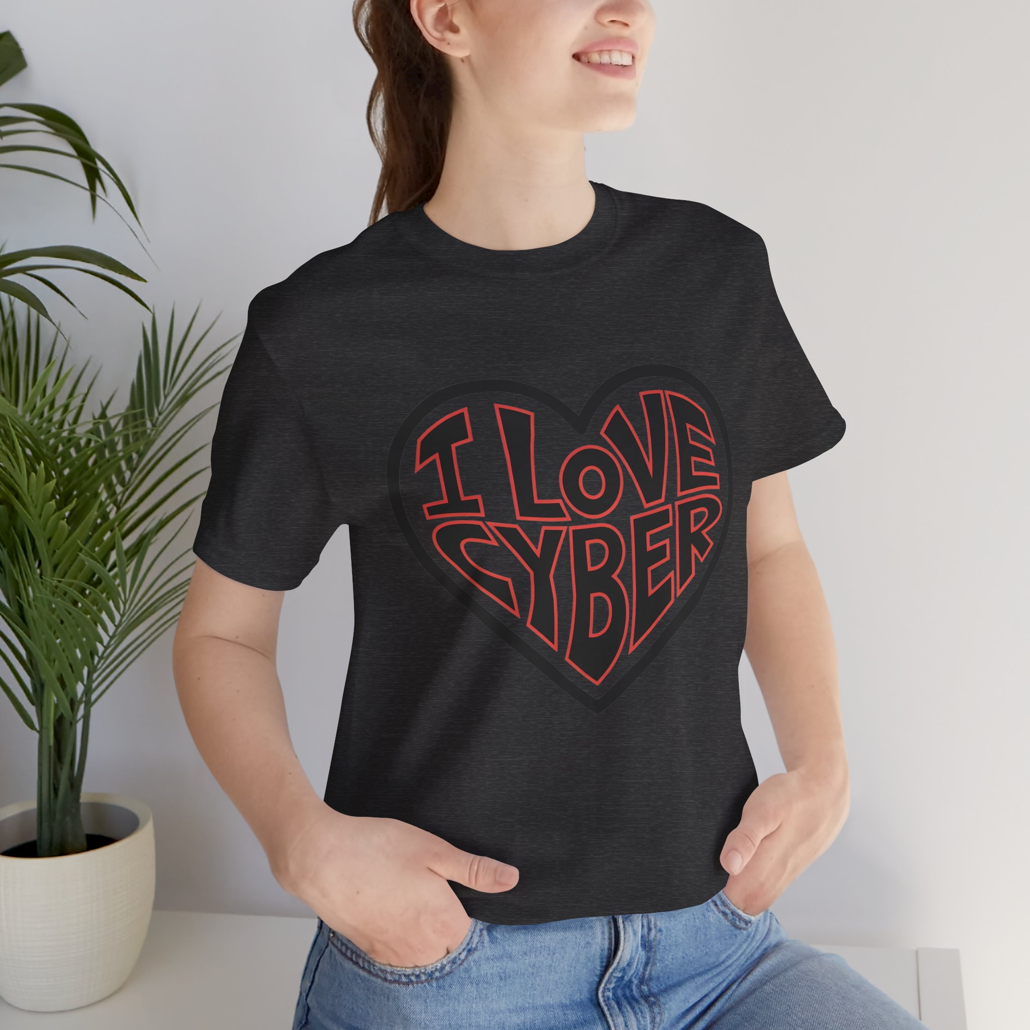 I Love Cyber T-Shirt ilc003