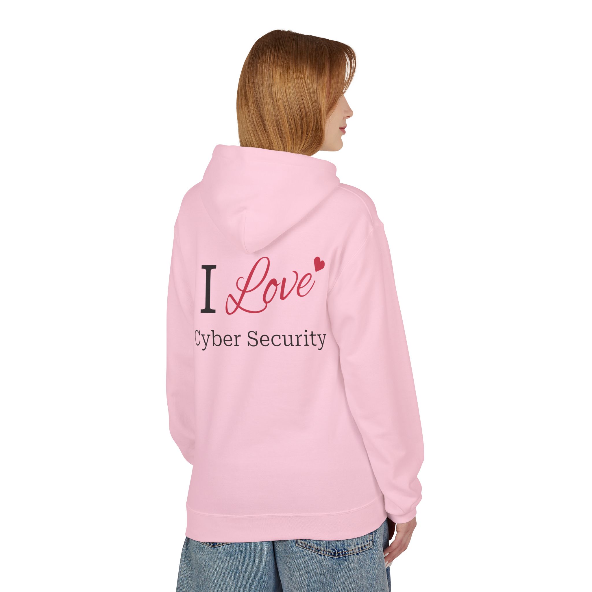 I Love Cyber Security Softstyle Hoodie