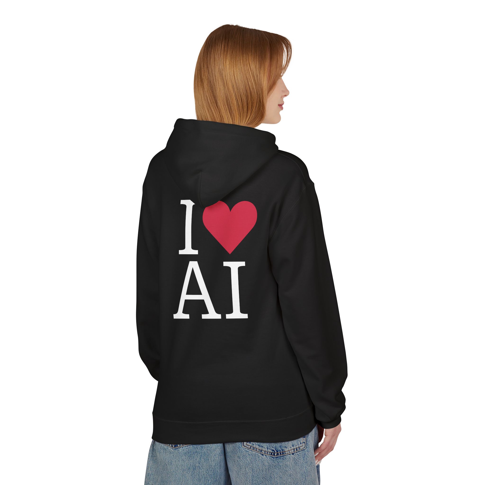 I Love AI Softstyle Hoodie