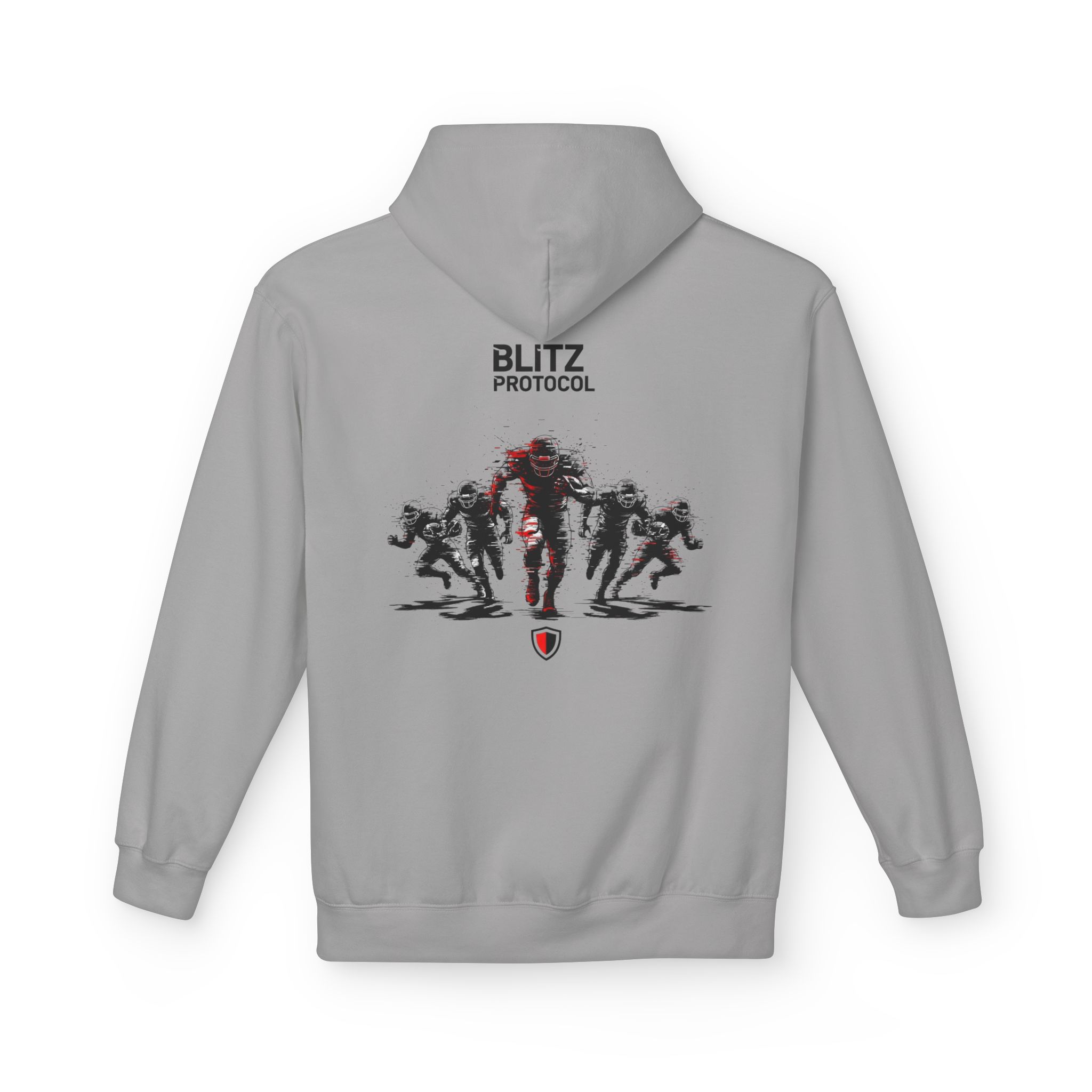 Blitz Protocol Softstyle Hoodie | Gridiron Defense Meets Cyber Ops