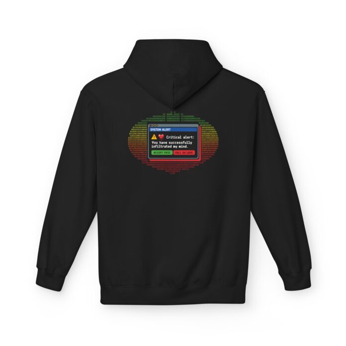 System Alert Binary Heart Softstyle Hoodie