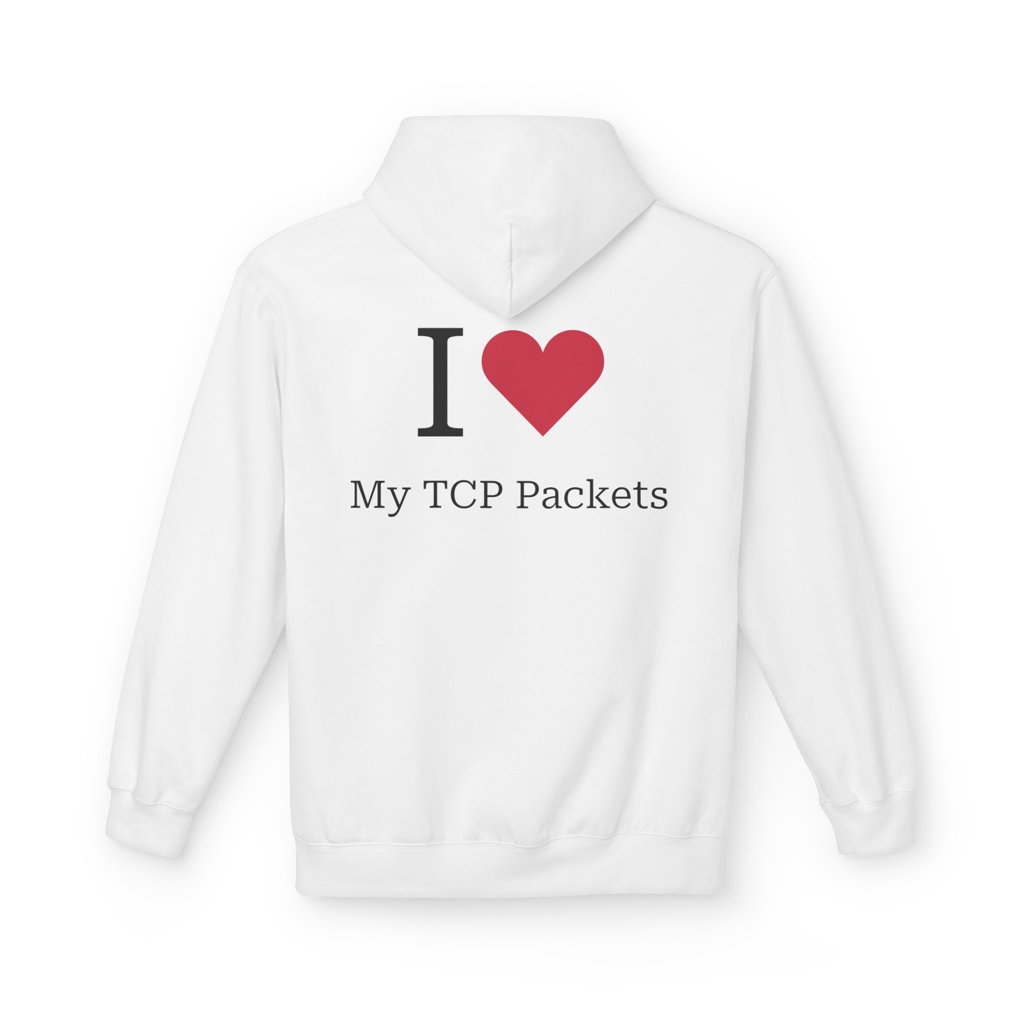 I Love My TCP Packets Softstyle Hoodie