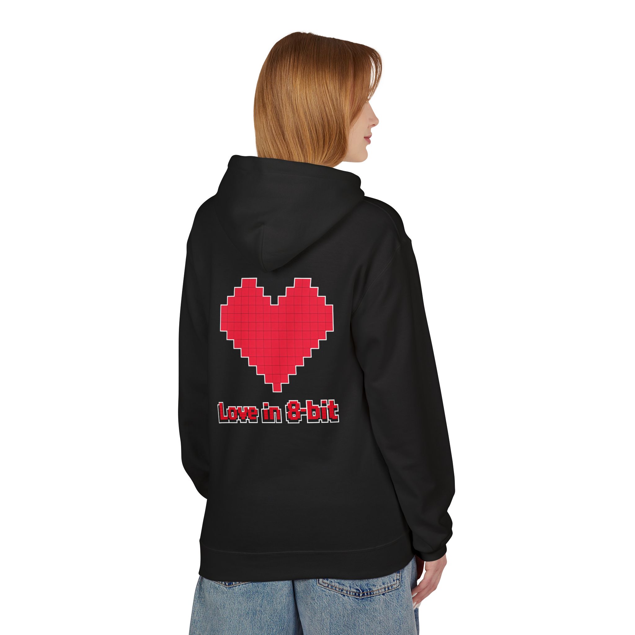 Love in 8-Bit Cybersecurity Softstyle Hoodie