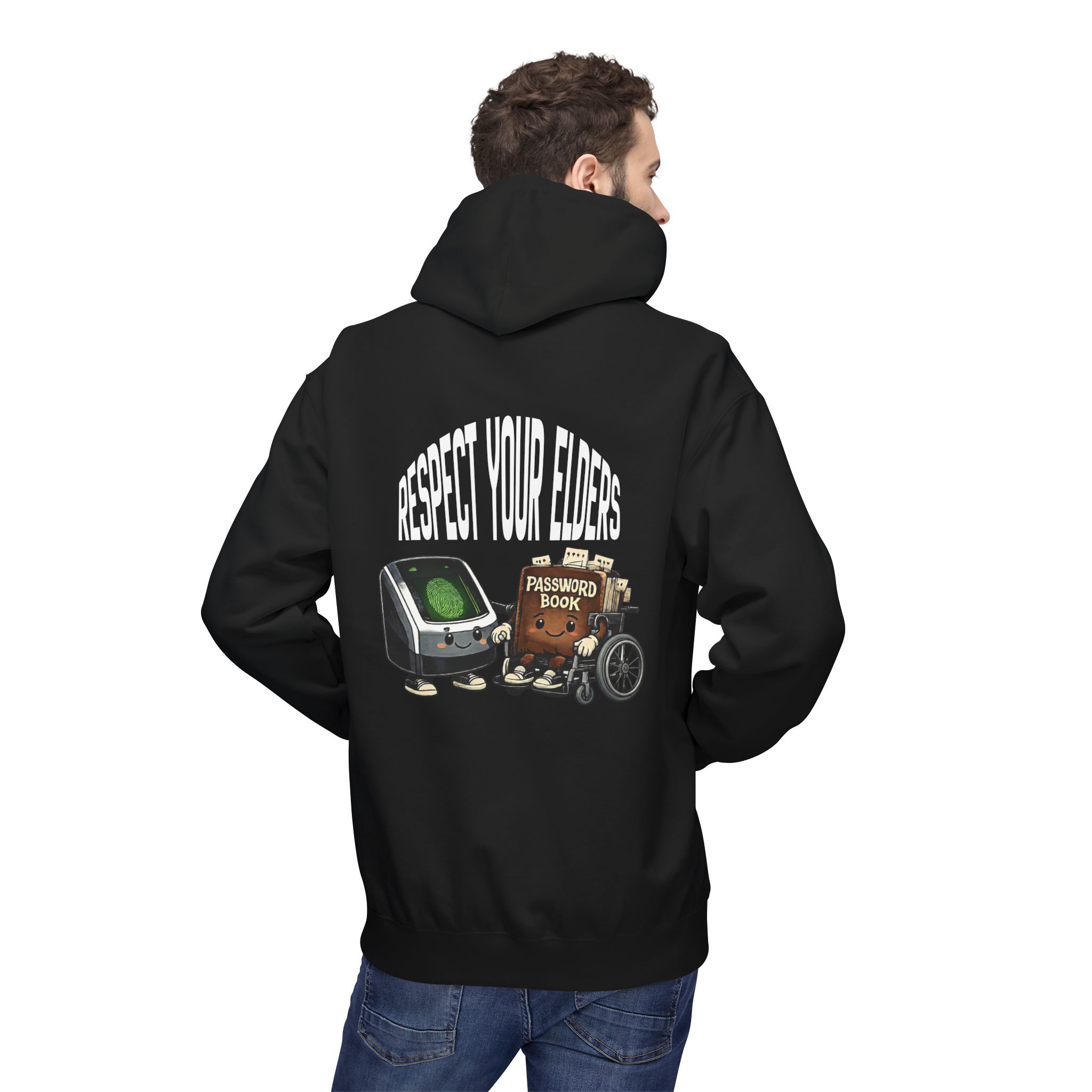 Password Book – Respect Your Elders Security Softstyle Hoodie