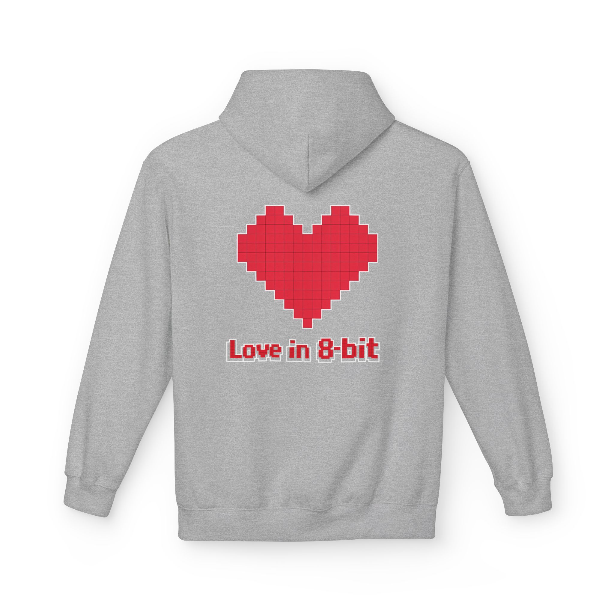 Love in 8-Bit Cybersecurity Softstyle Hoodie