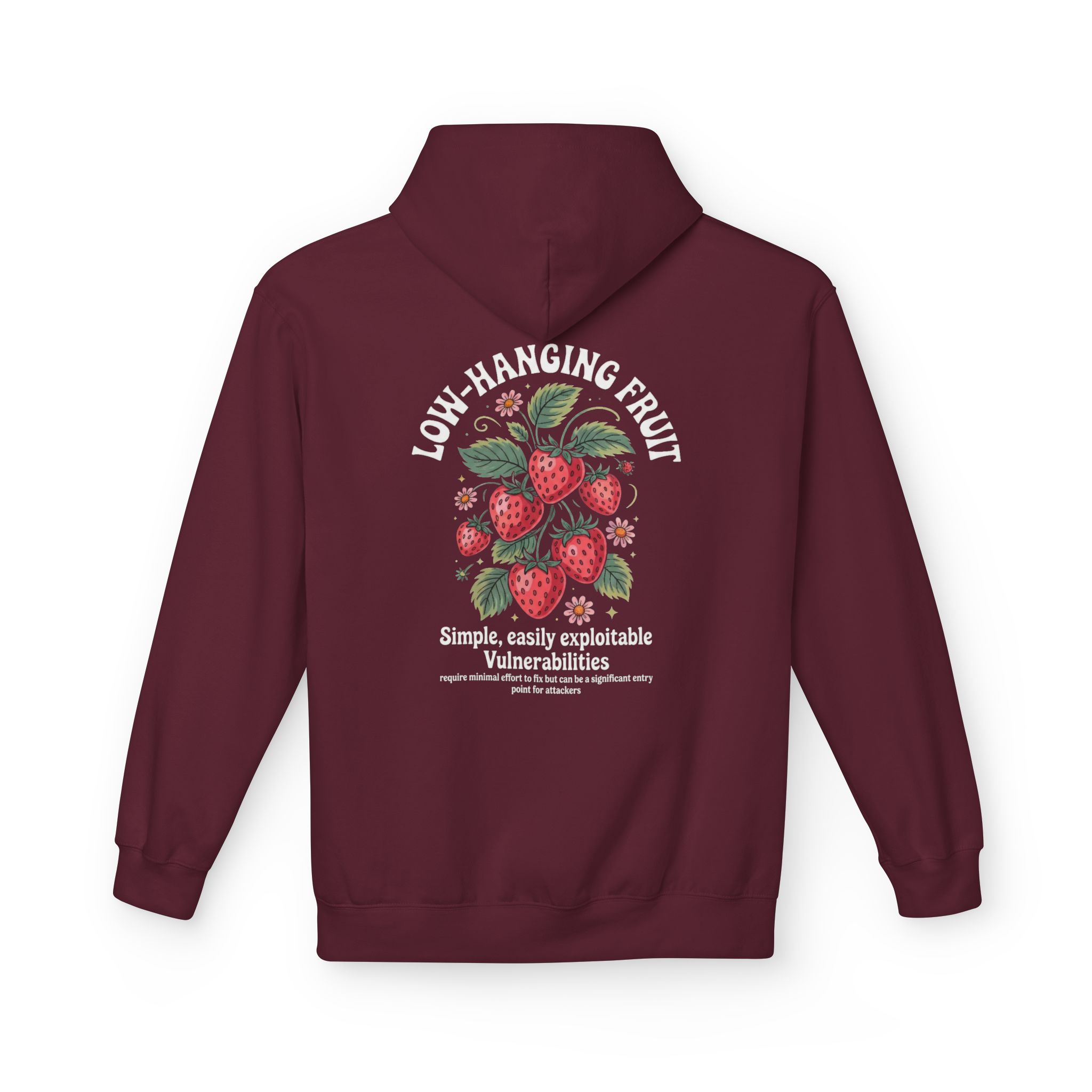 Low Hanging Fruit  – Strawberries- Infosec Softstyle Hoodie