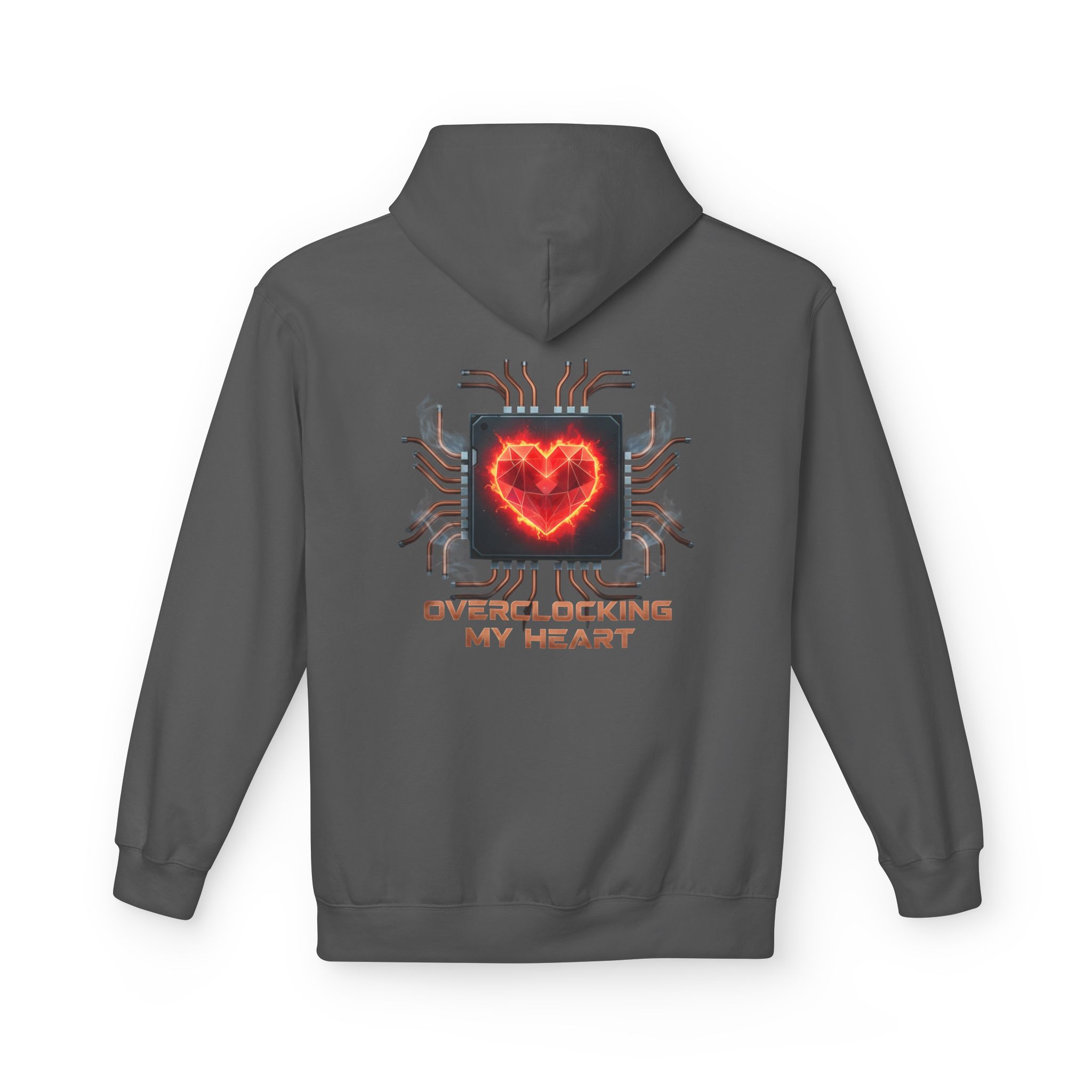 Overclocking My Heart Cybersecurity Softstyle Hoodie