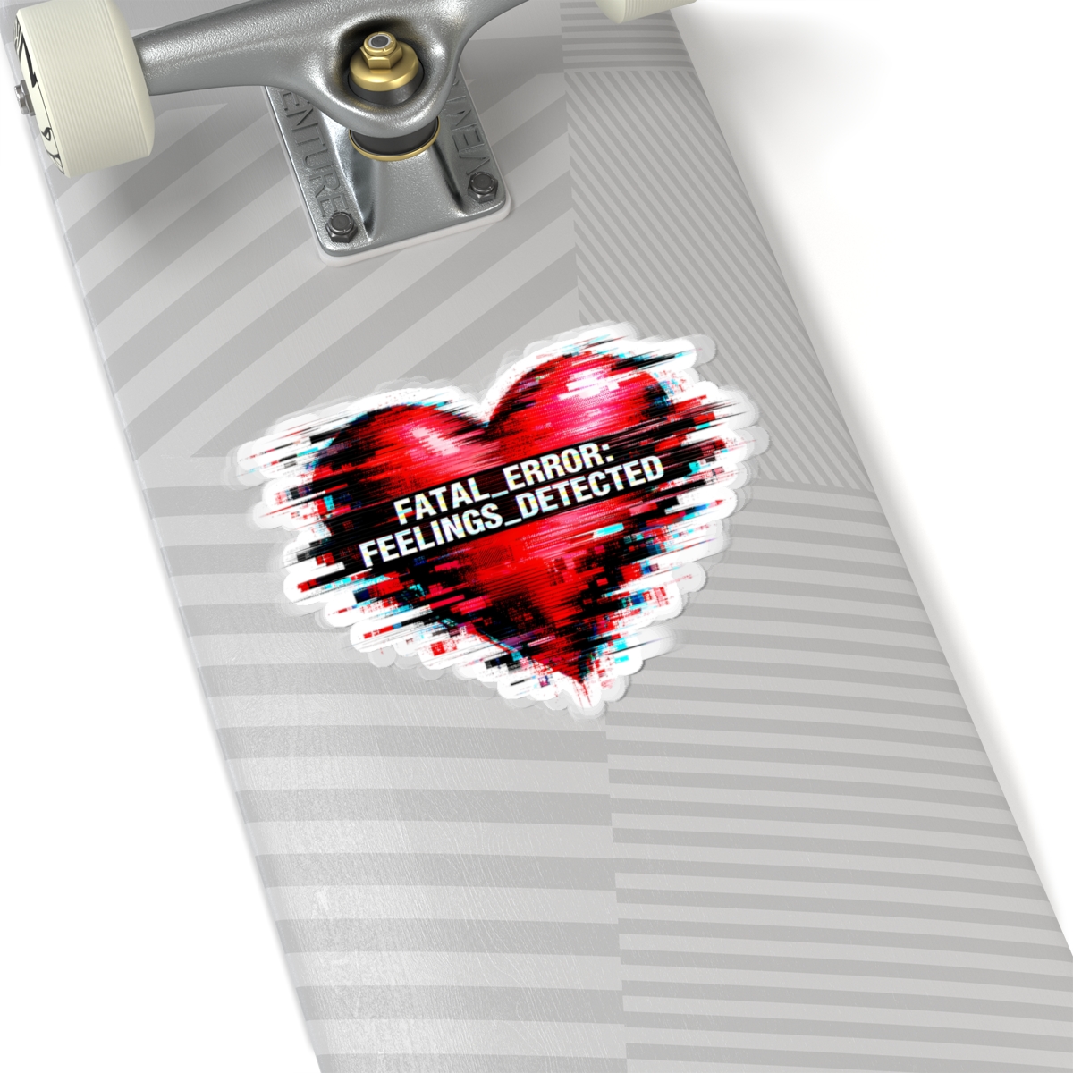 Glitch Heart Sticker