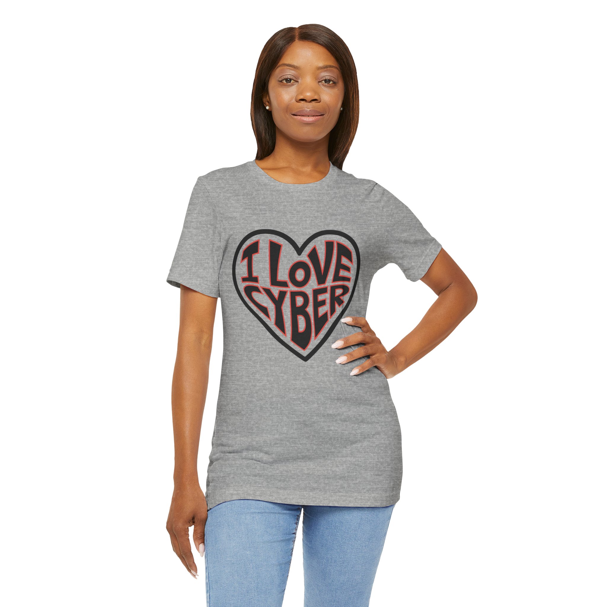 I Love Cyber T-Shirt ilc003