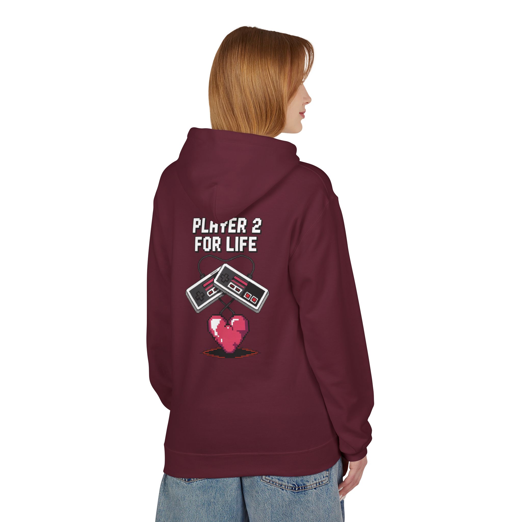 Player 2 For Life Infosec Couples Softstyle Hoodie