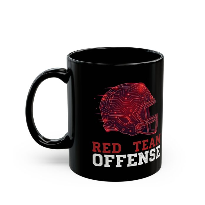 Red Team Offense Coffee Mug | Cybersecurity Football Helmet