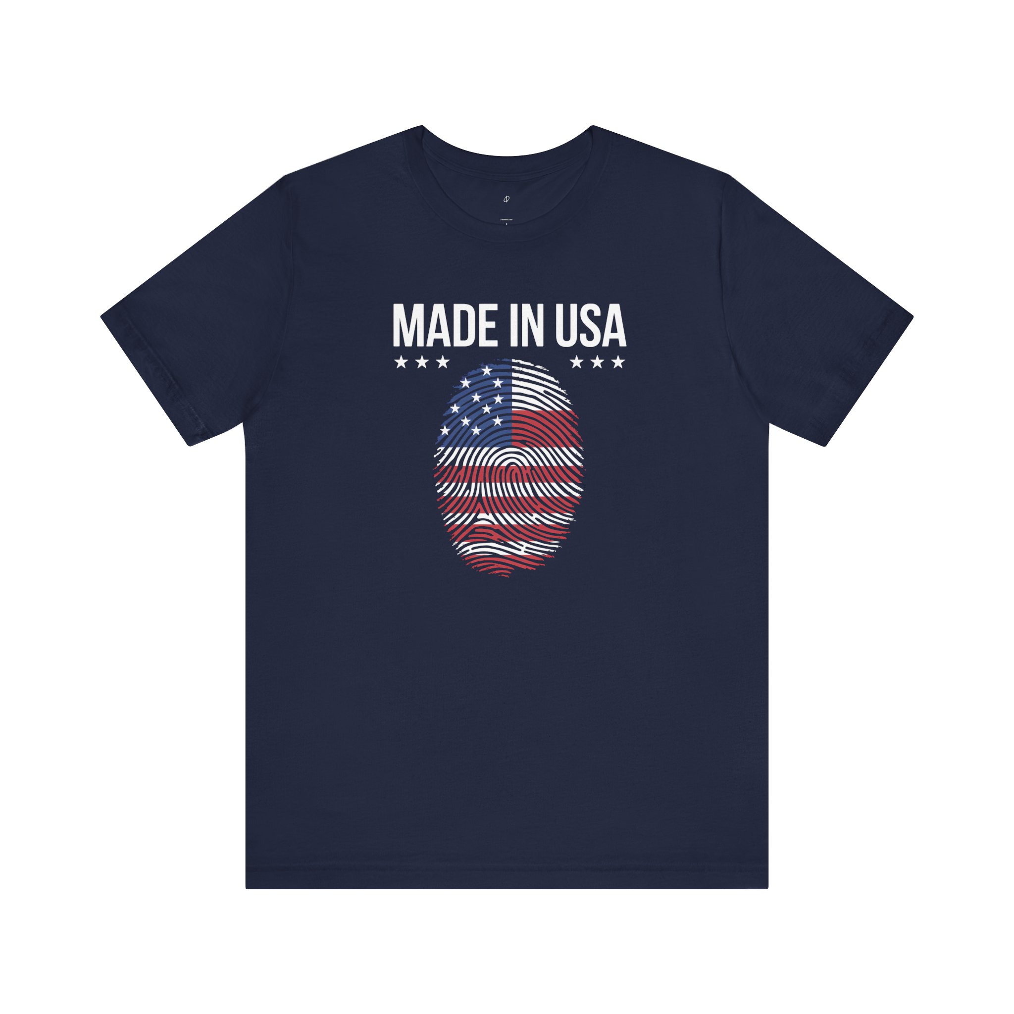 Made in USA Fingerprint Cybersecurity T-Shirt | Digital Identity Infosec Tee