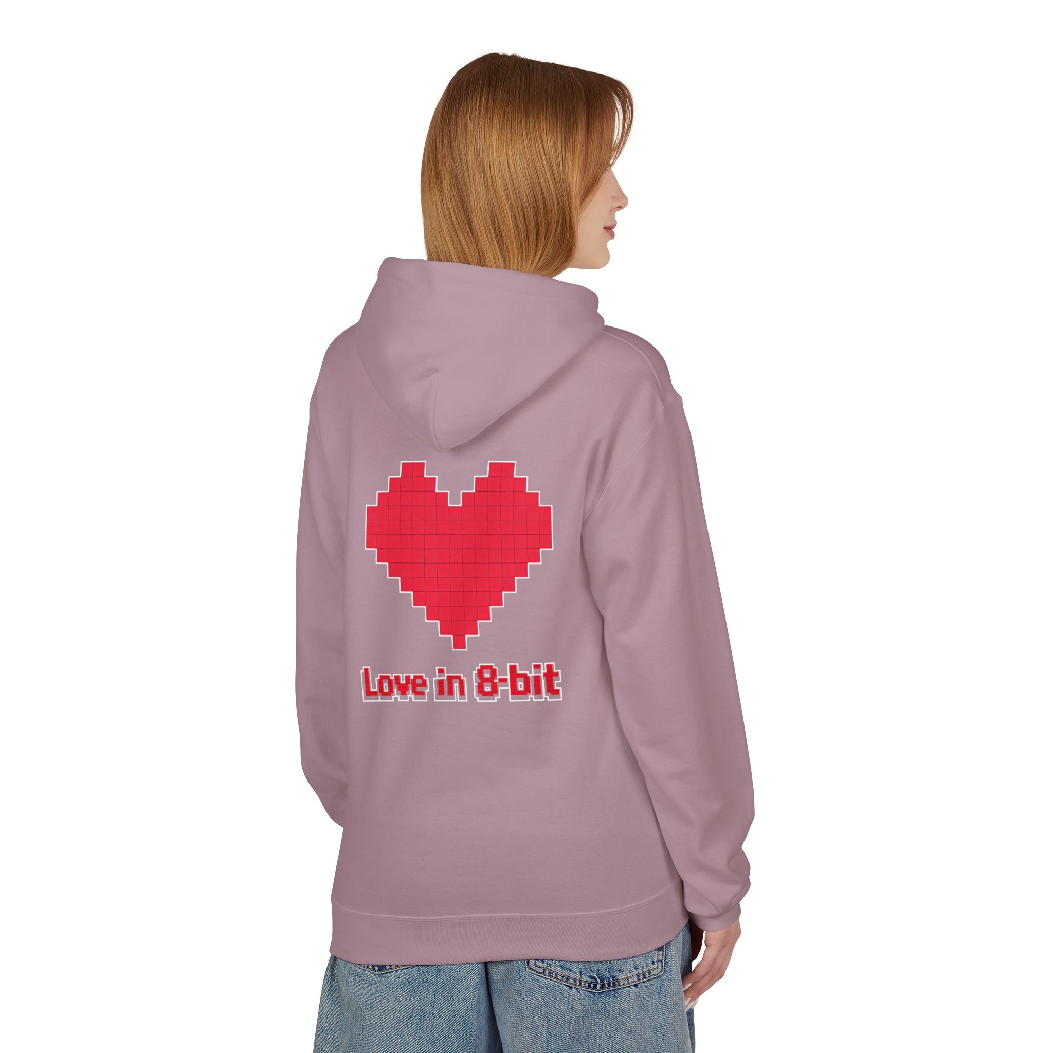 Love in 8-Bit Cybersecurity Softstyle Hoodie