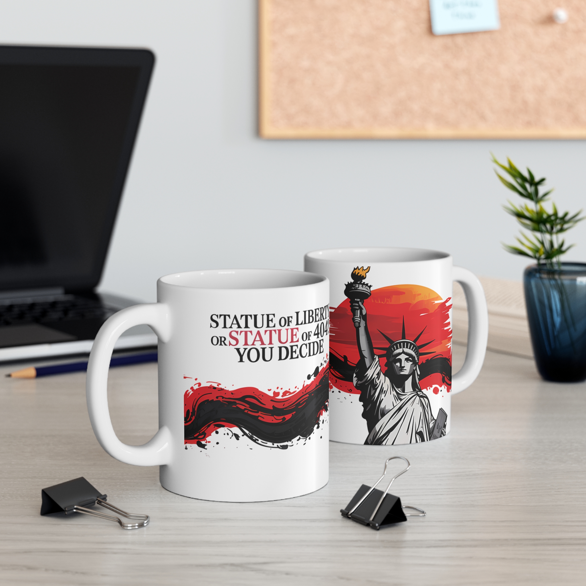 Statue of Liberty or 404 Mug