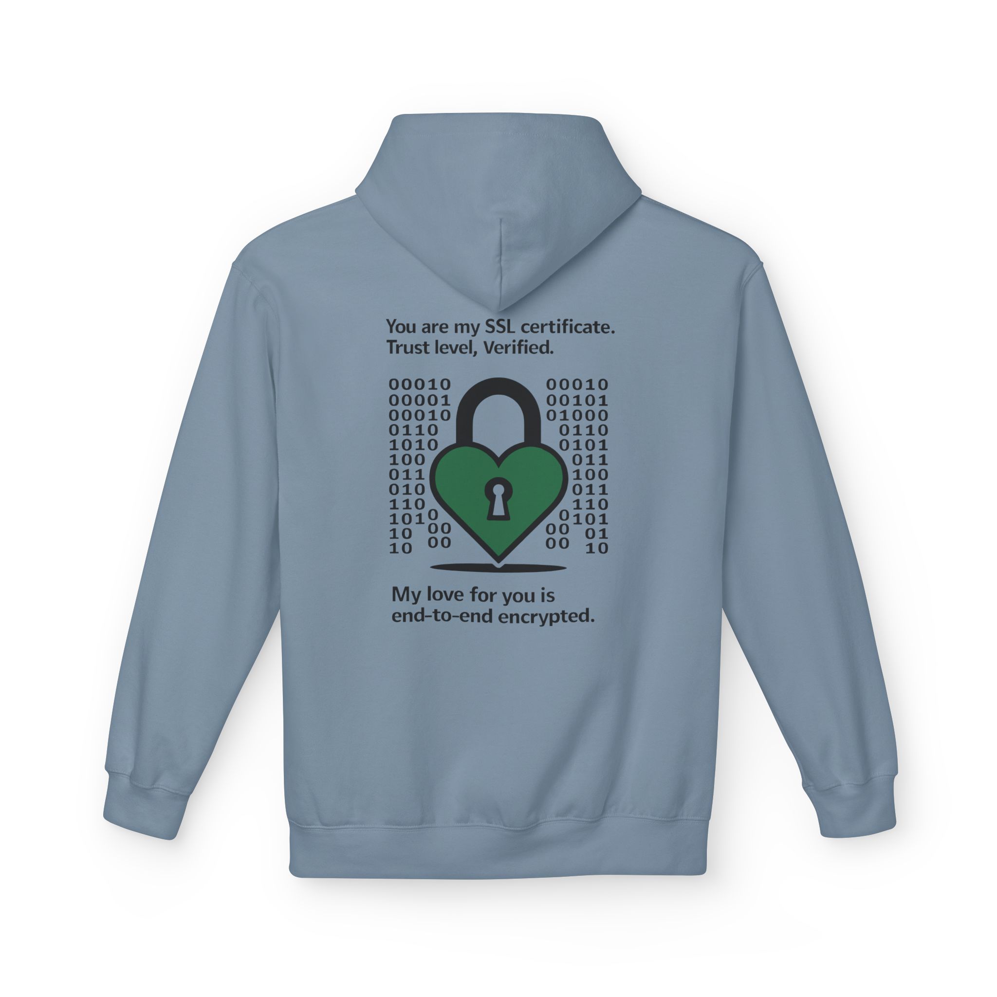 My love for you is end-to-end encrypted Softstyle Hoodie
