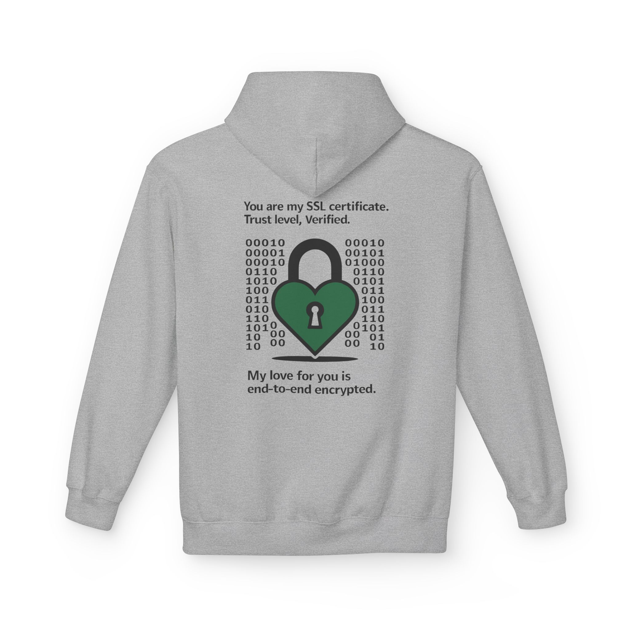 My love for you is end-to-end encrypted Softstyle Hoodie