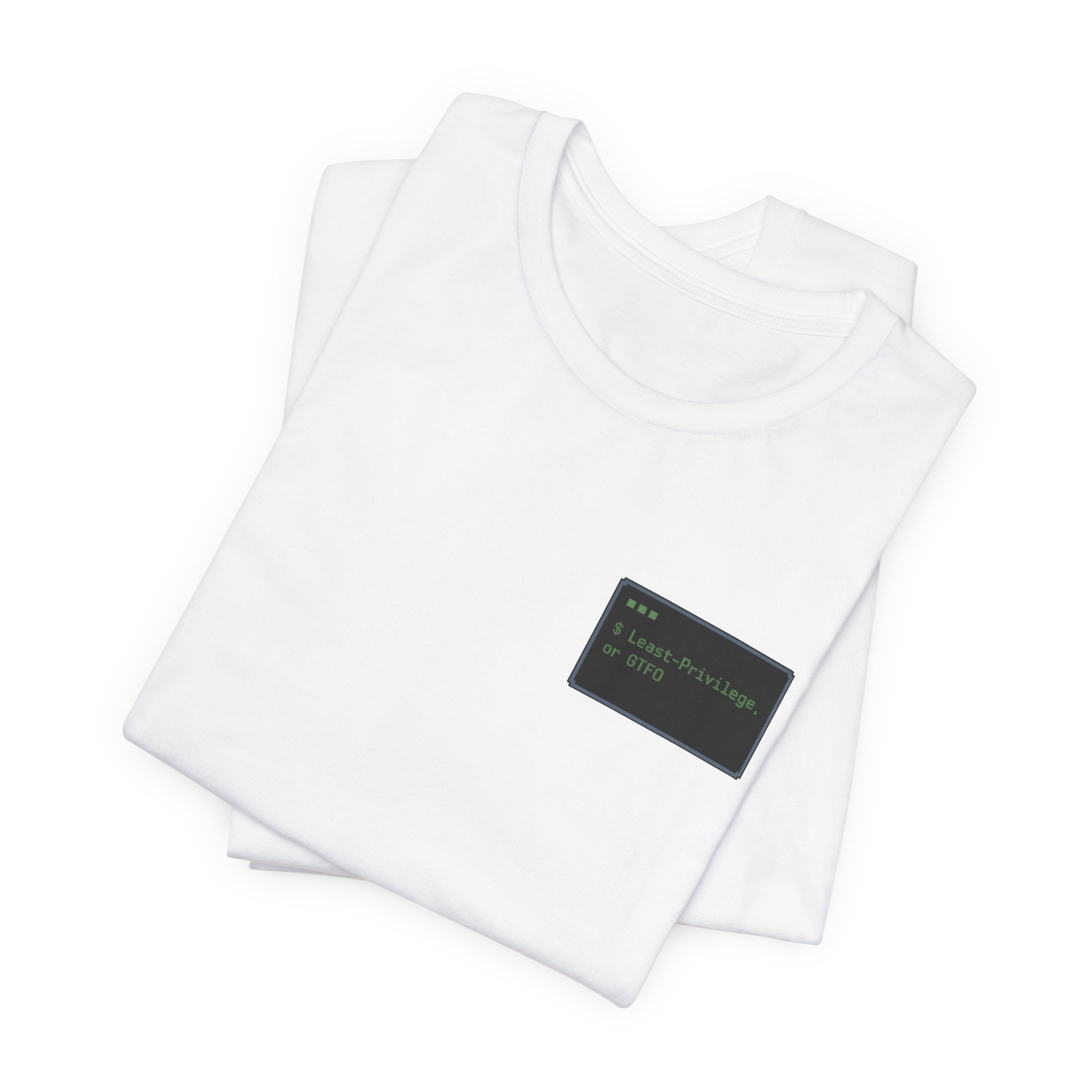 Least Privilege Command Line Graphic Tee