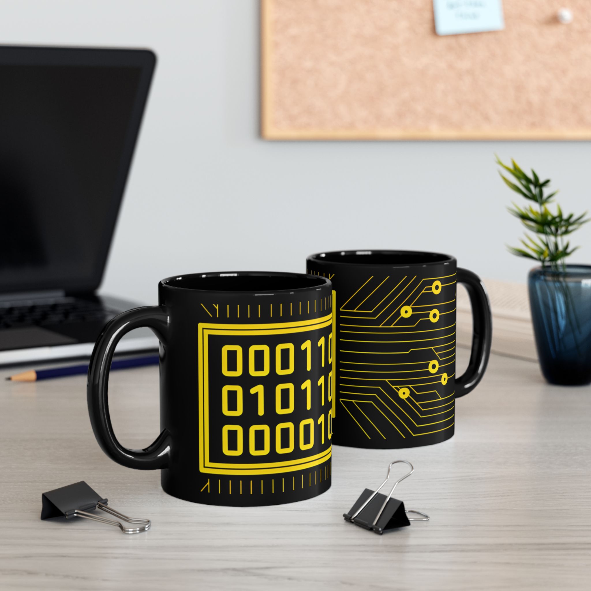 Binary Circuit Cybersecurity Mug