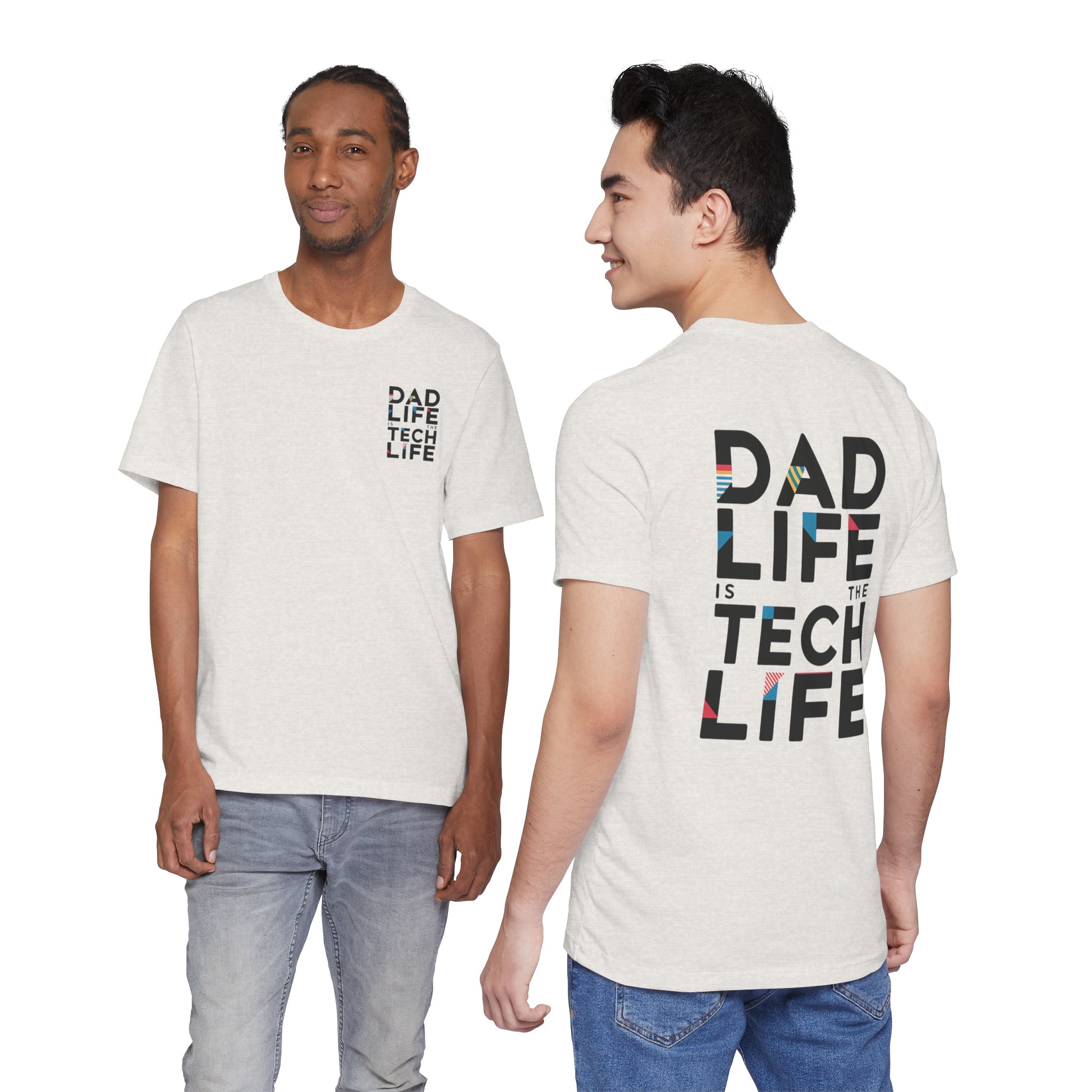 Dad Life Is the Tech Life Graphic T-Shirt for Tech Dads