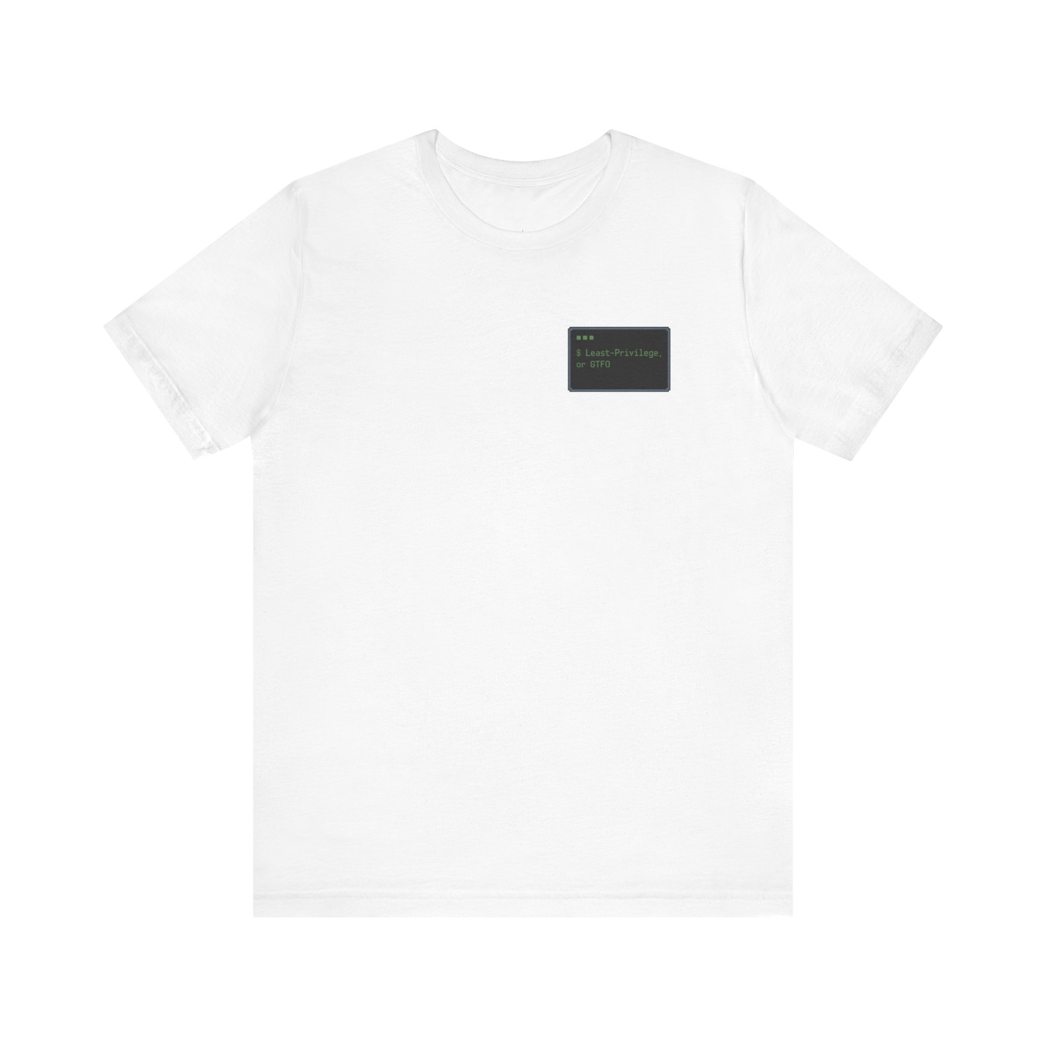 Least Privilege Command Line Graphic Tee