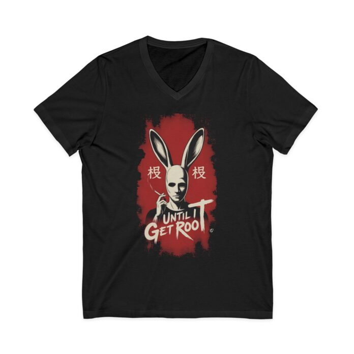 Rebel Rabbit Edge – Until I Get Root V-Neck Tee