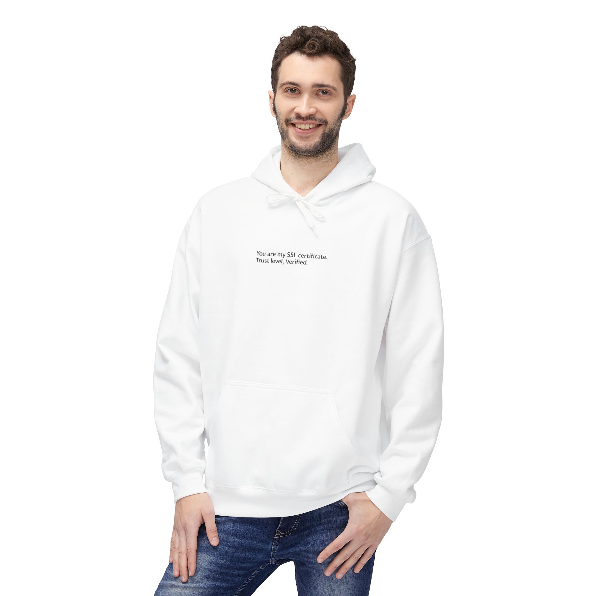 My love for you is end-to-end encrypted Softstyle Hoodie