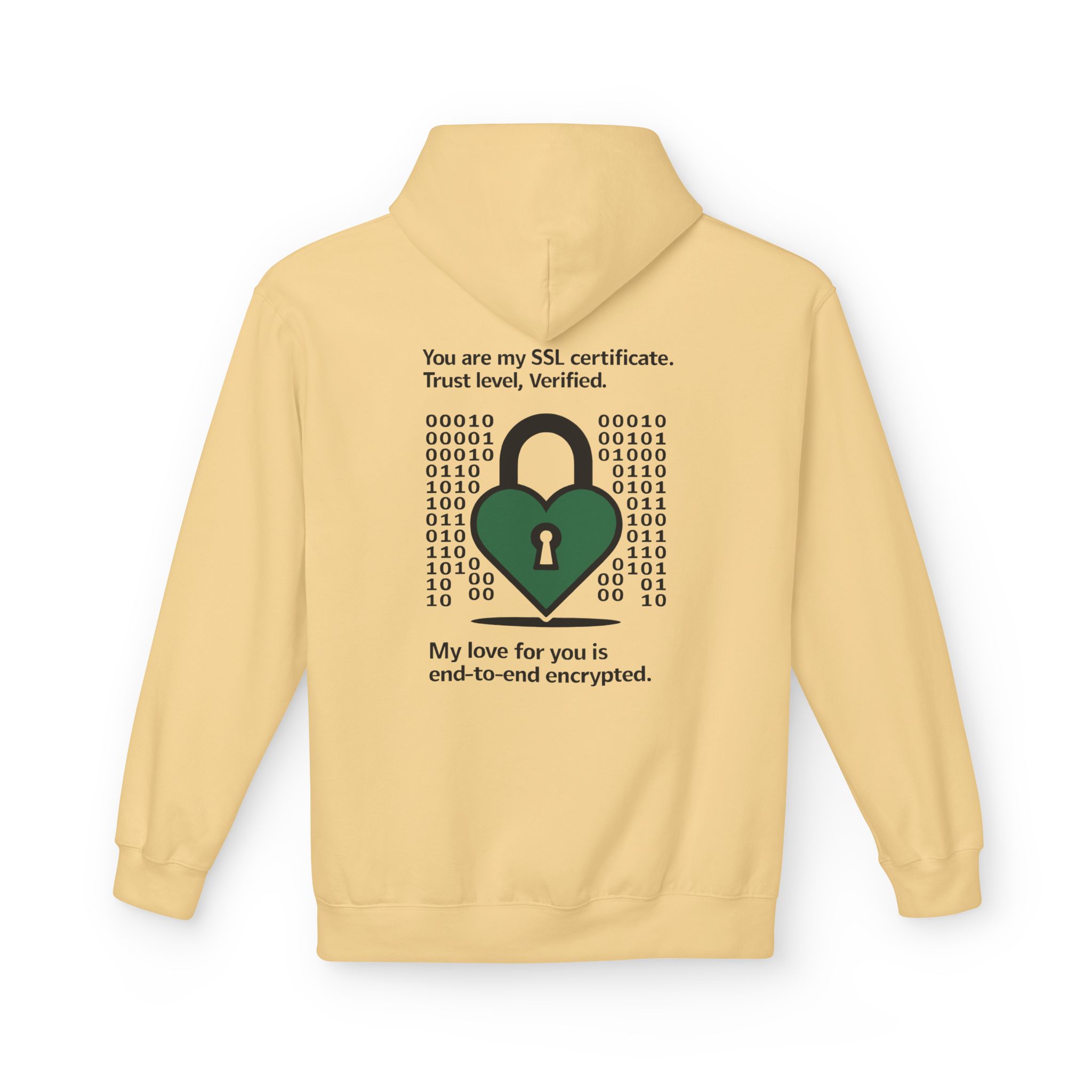 My love for you is end-to-end encrypted Softstyle Hoodie