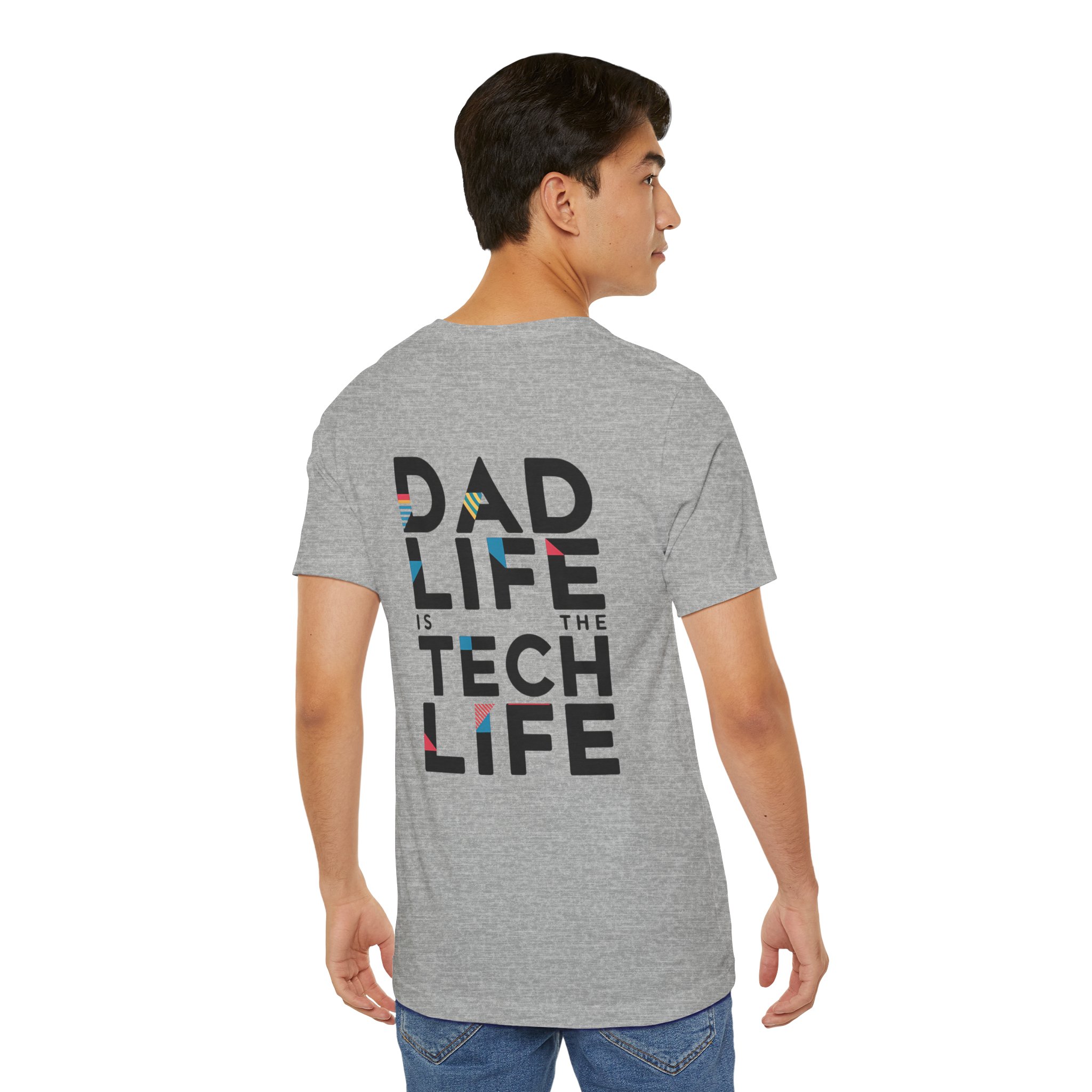 Dad Life Is the Tech Life Graphic T-Shirt for Tech Dads