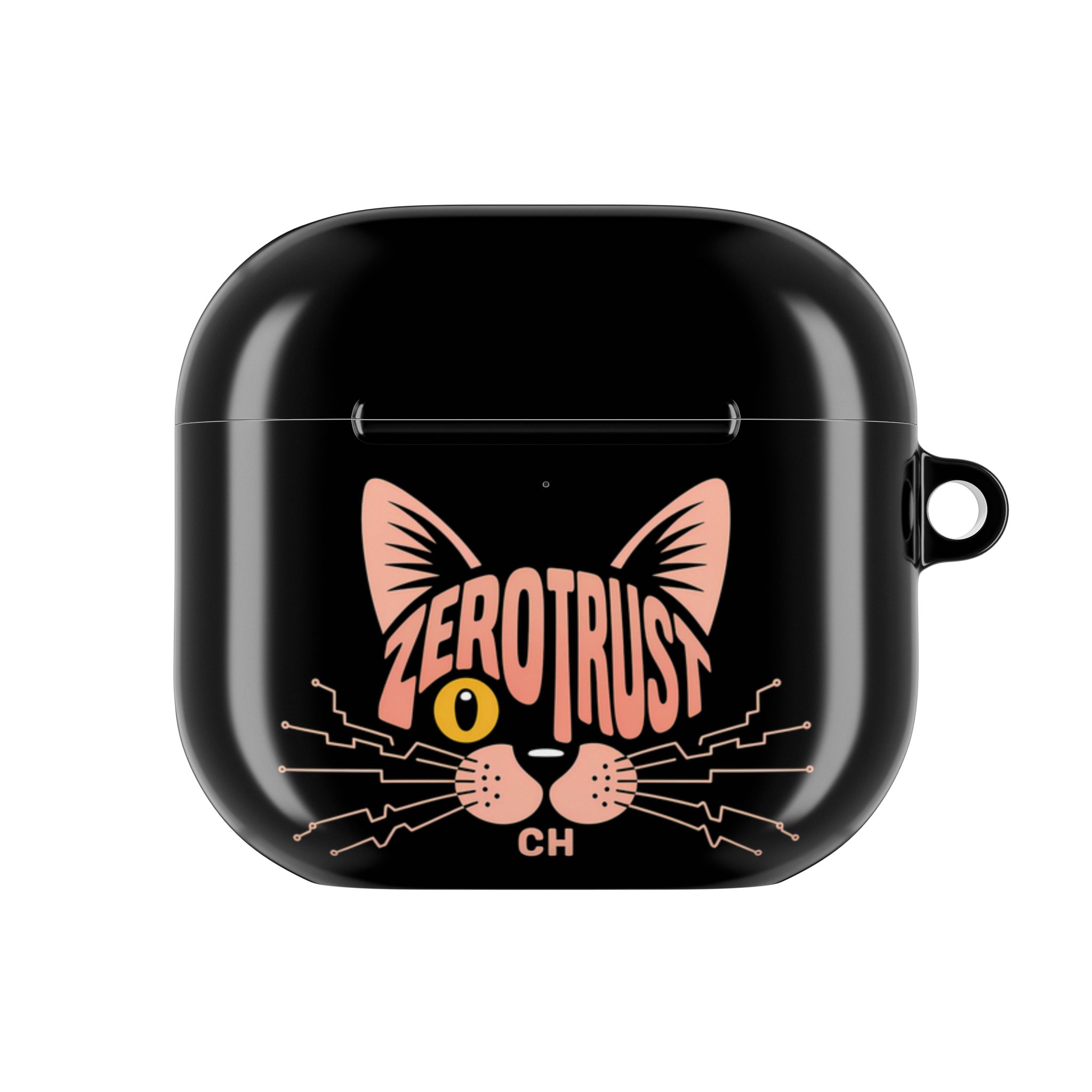 Zero Trust Cat AirPod Case