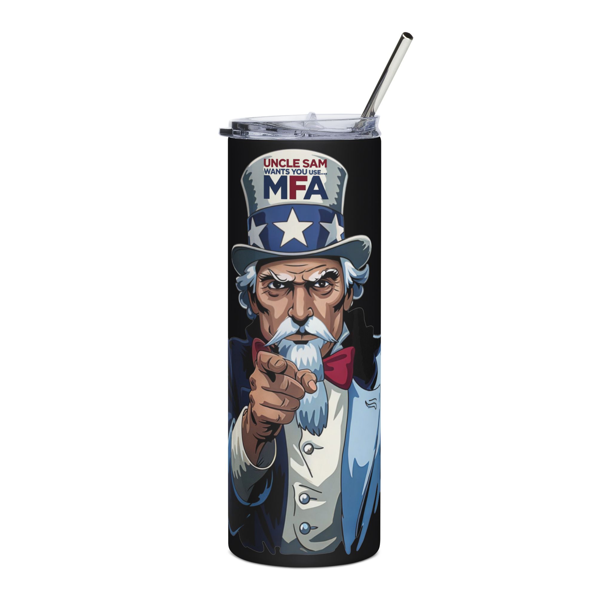 Uncle Sam Wants You to Use MFA Tumbler