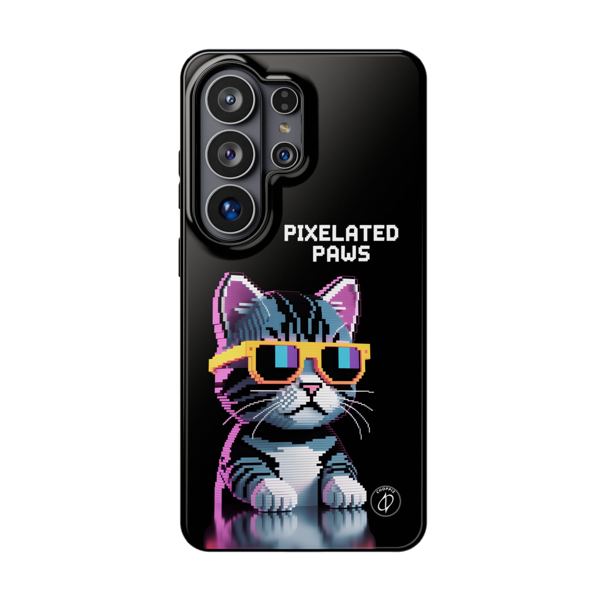 Pixelated Paws Cool Cat Pixel Art MagSafe Case