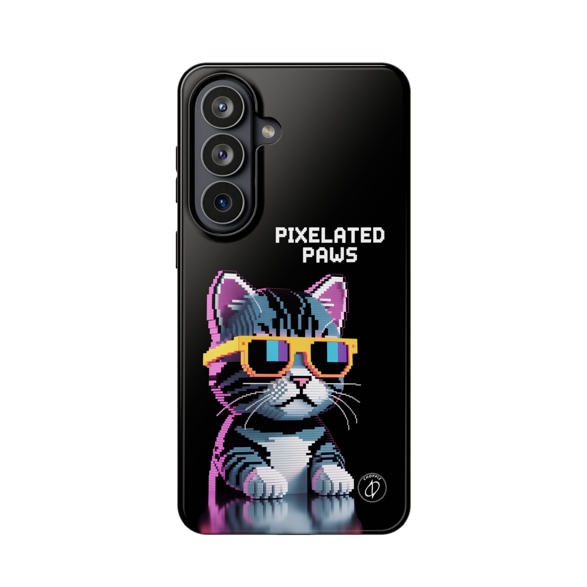 Pixelated Paws Cool Cat Pixel Art MagSafe Case
