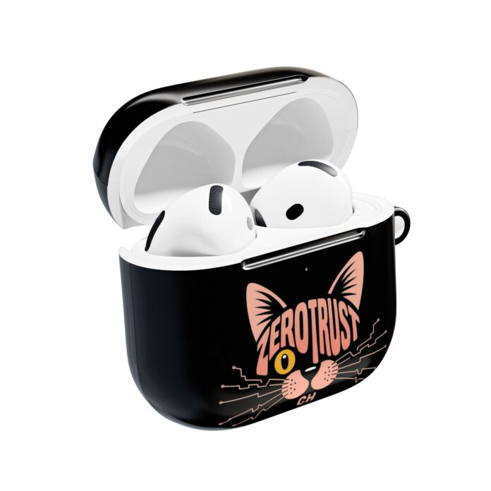 Zero Trust Cat AirPod Case