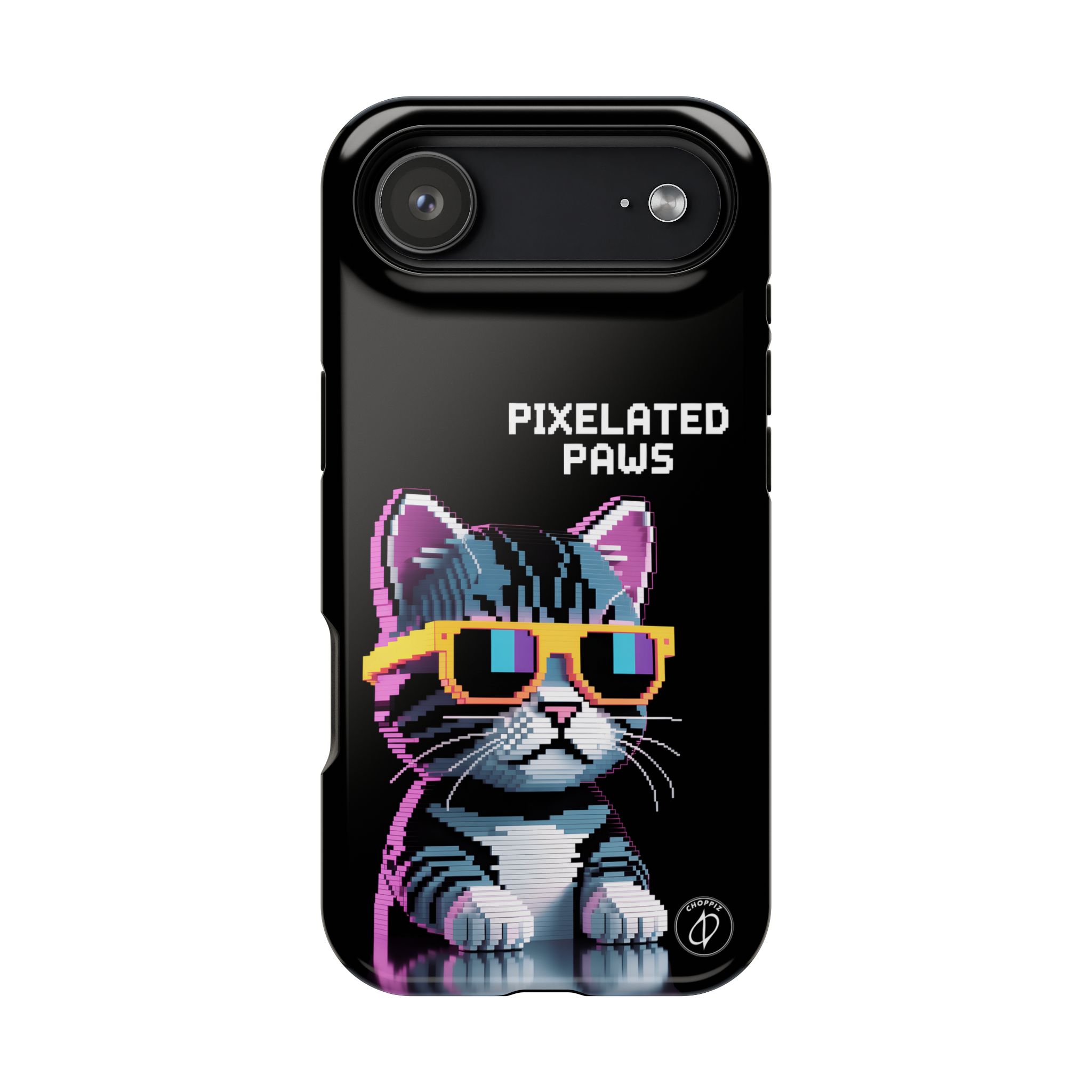 Pixelated Paws Cool Cat Pixel Art MagSafe Case