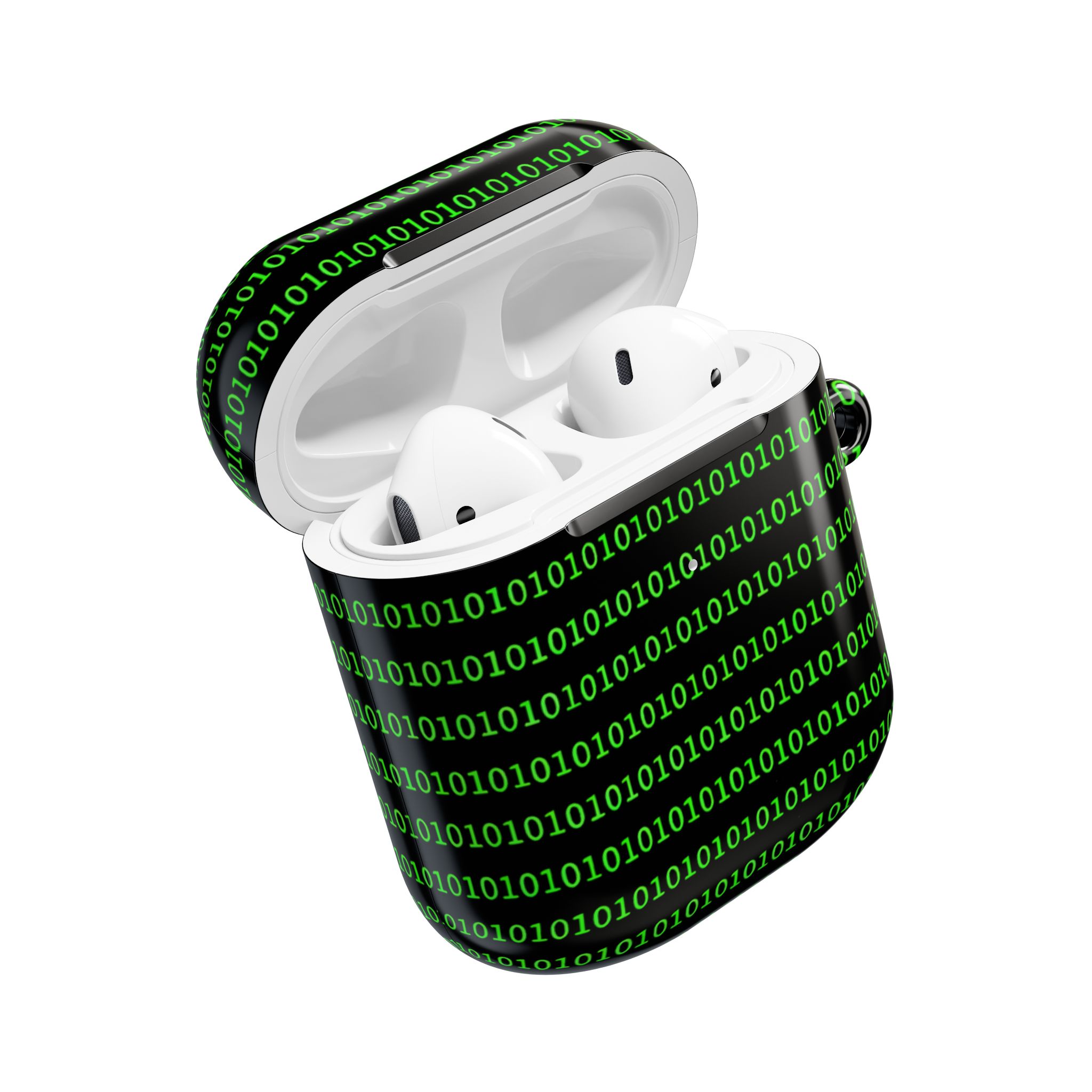 Matrix Green Binary AirPods Case