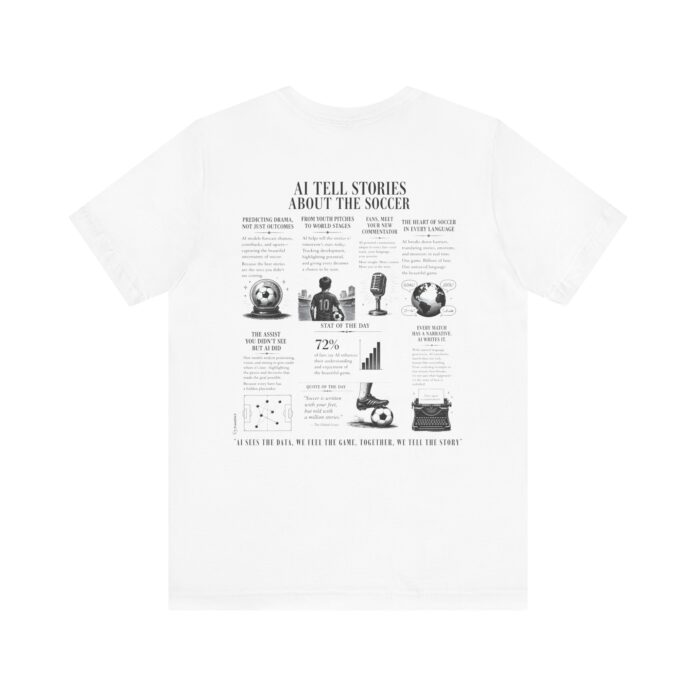 AI Soccer Stories Data & Analytics Graphic T-Shirt