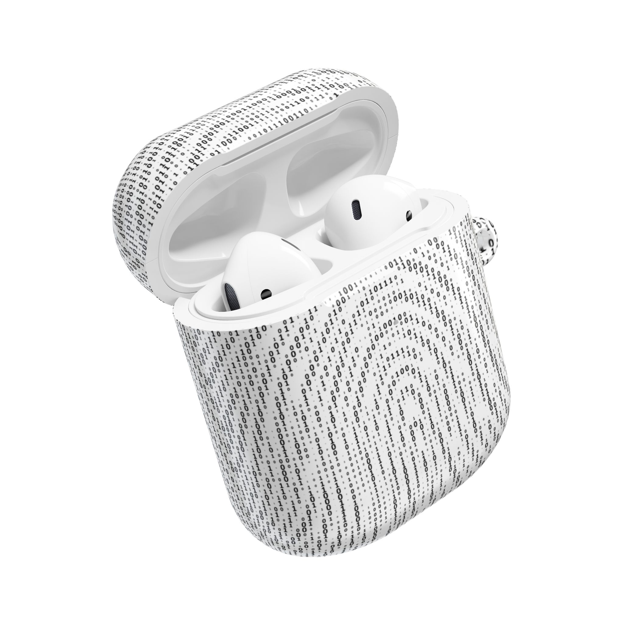 Binary Fingerprint AirPods Case